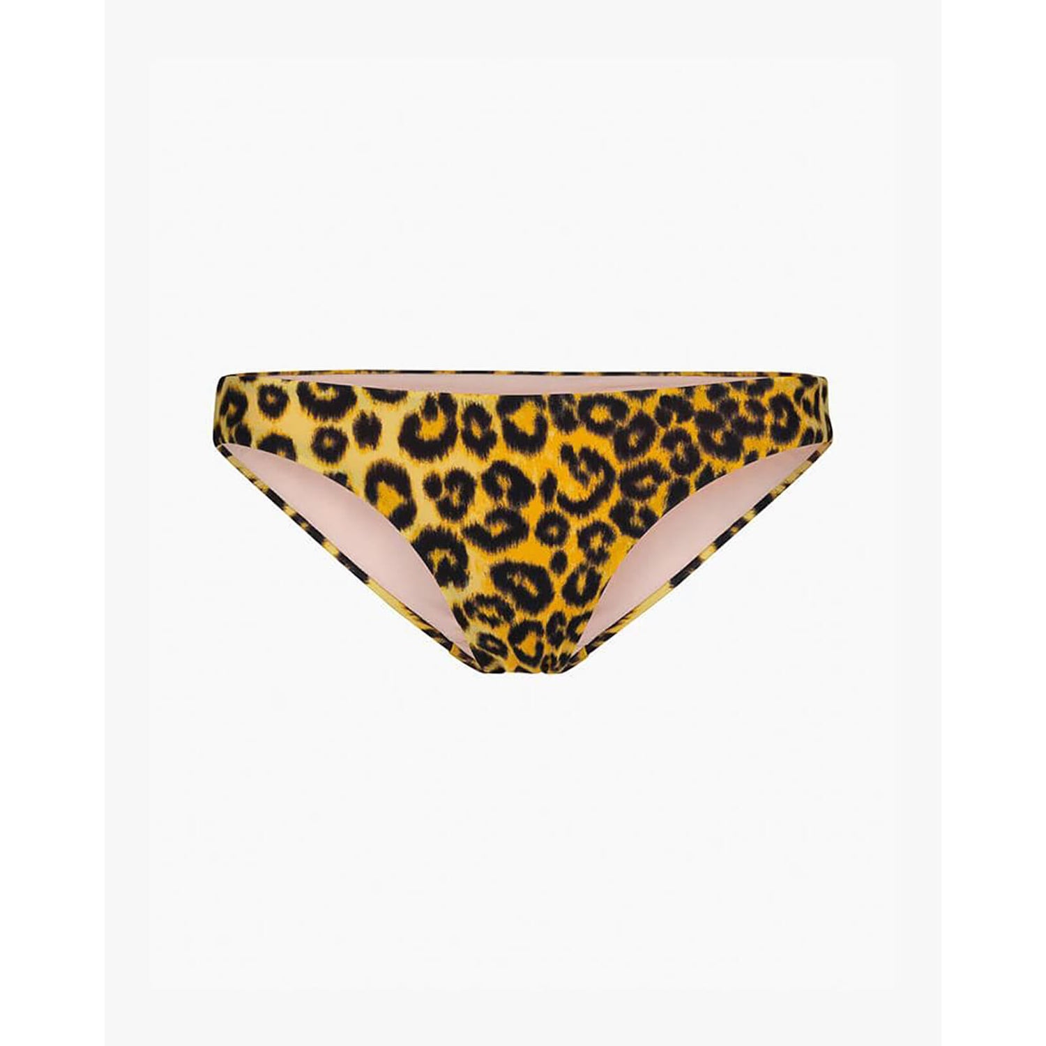 Les Girls Les Boys Leopard Bikini Brief - Leopard Print Yellow - XS