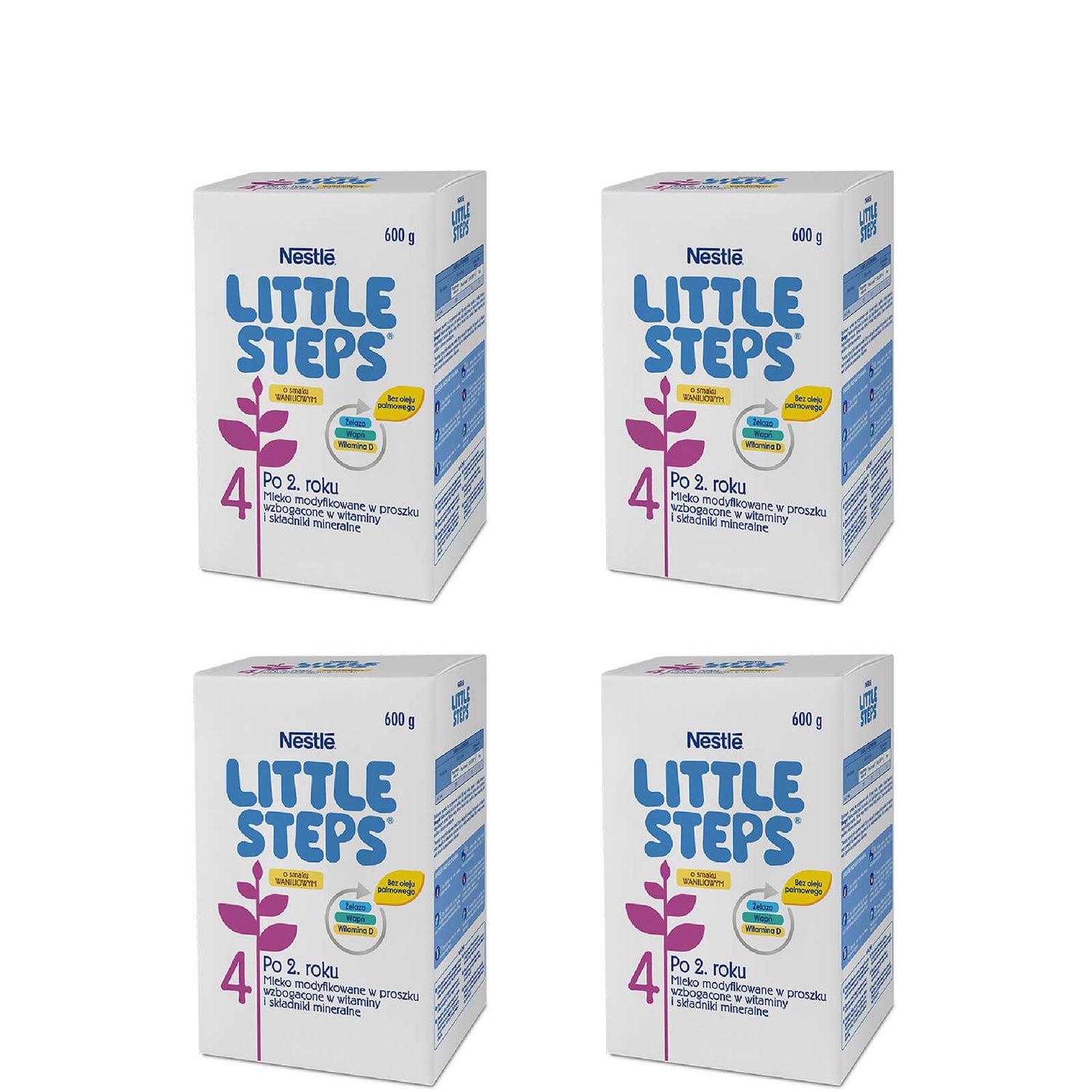 Zestaw Little Steps® 4 4 x 600g