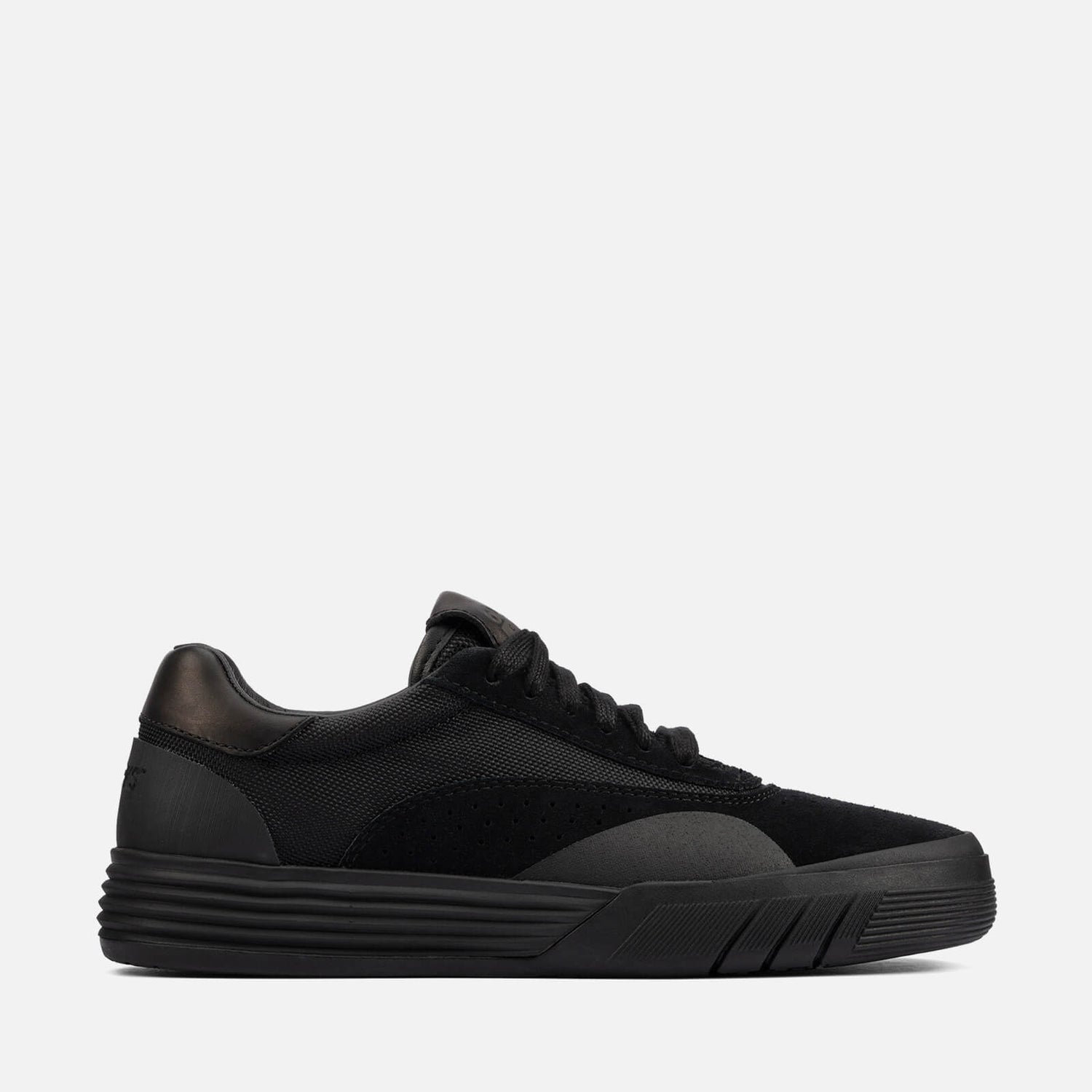 Clarks Youth Cica Trainers - Black Suede