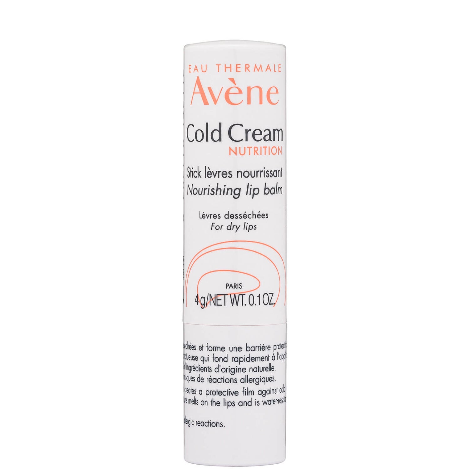 Avène Cold Cream Nutrition Nourishing Lip Balm 0.1 fl. oz