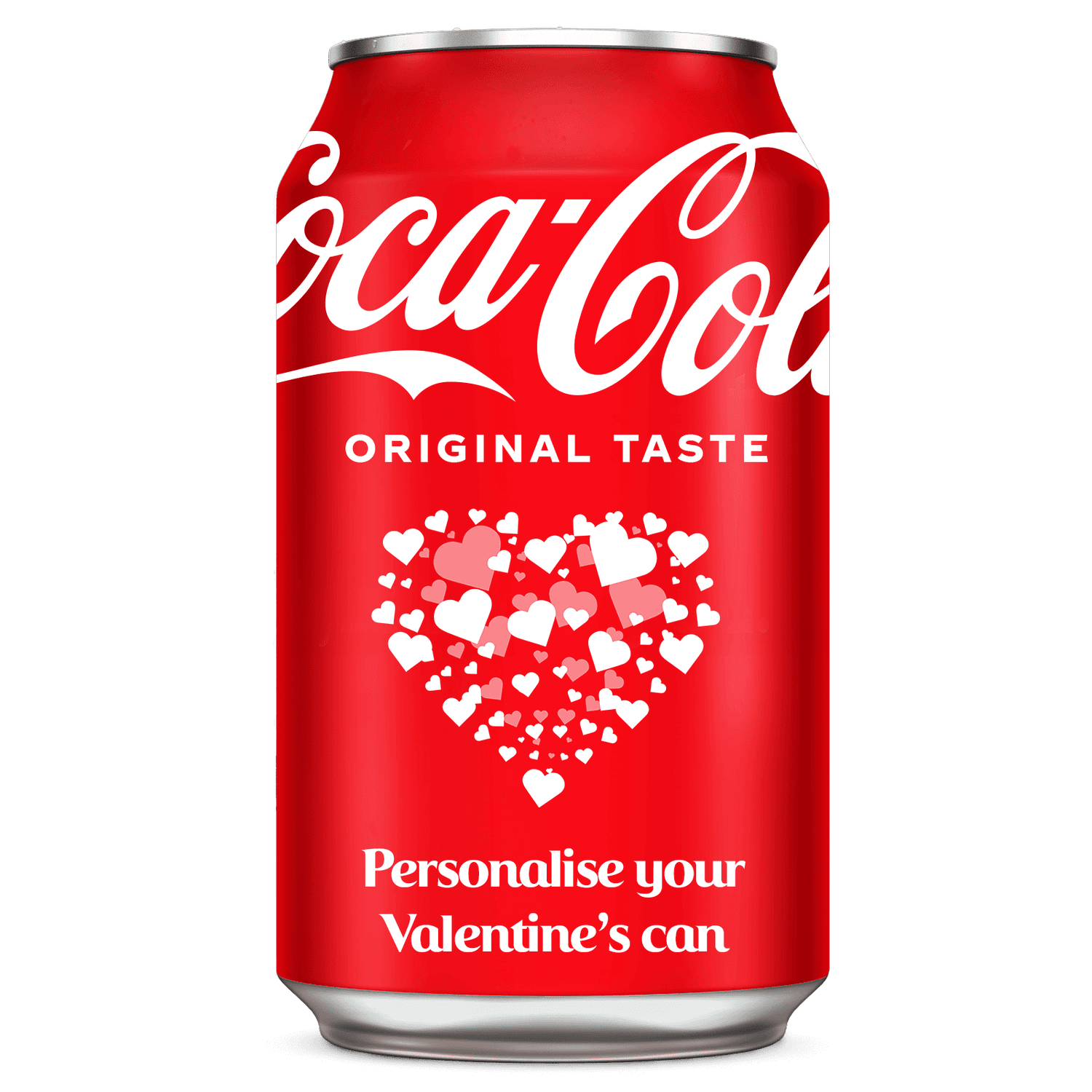 Coca-Cola Original Taste 330ml - Personalised Can - Valentines