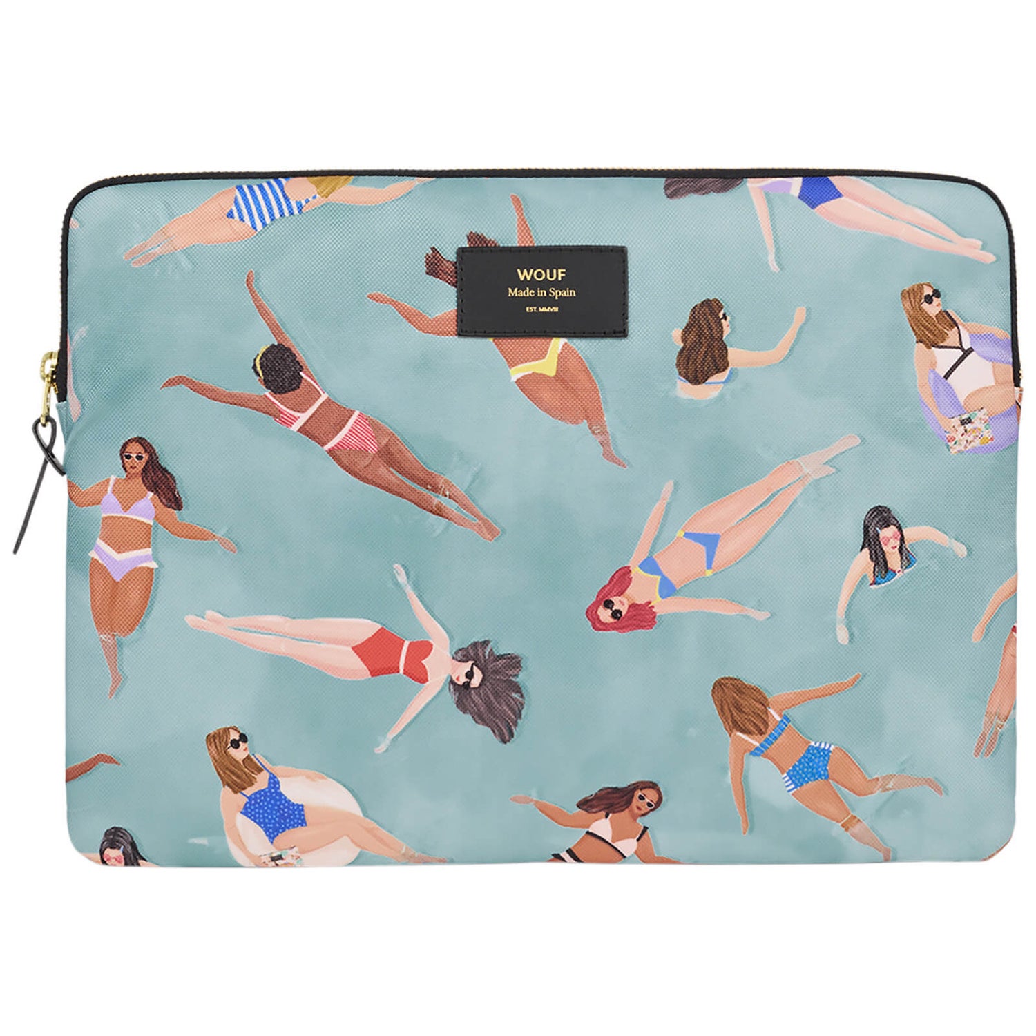 Wouf 13" Laptop Case - Swimmers