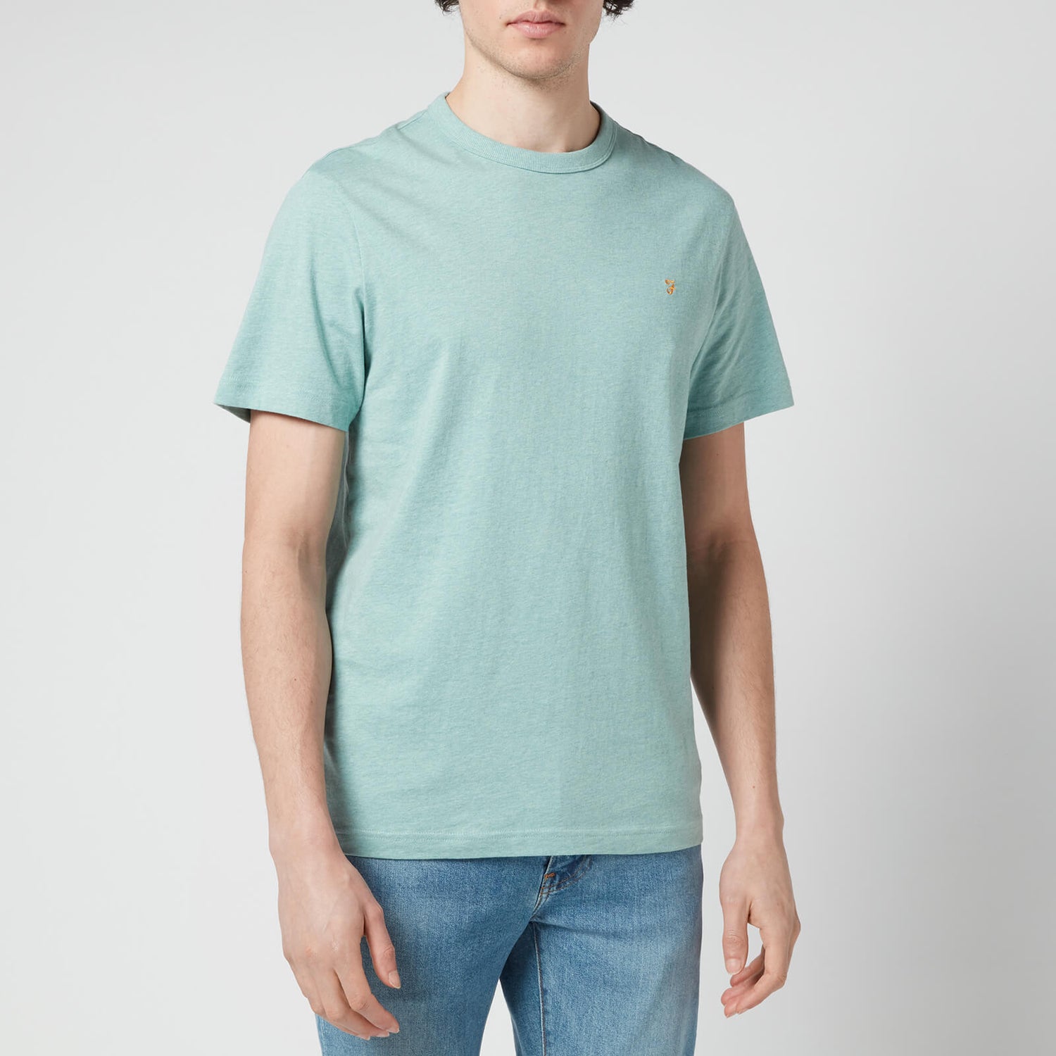 Farah Men's Danny T-Shirt - Marine Green Marl - S