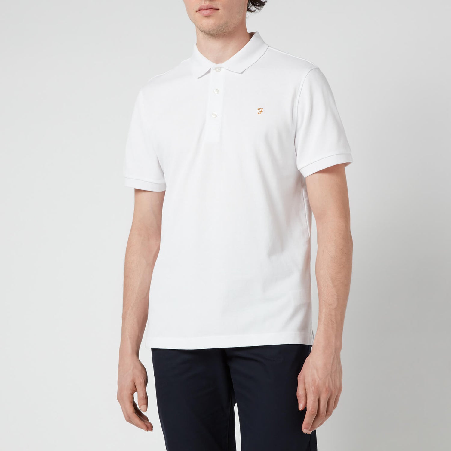 Farah Men's Blanes Polo Shirt - White - S