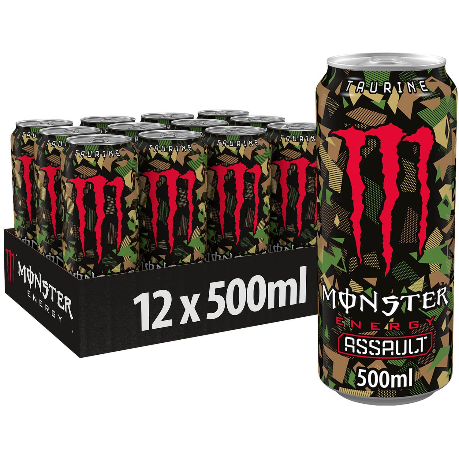 Monster Energy Drink Assault 500ml x12
