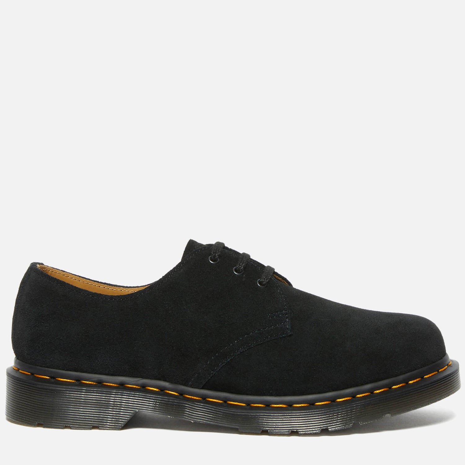 Dr. Martens Men's 1461 Suede 3-Eye Shoes - Black