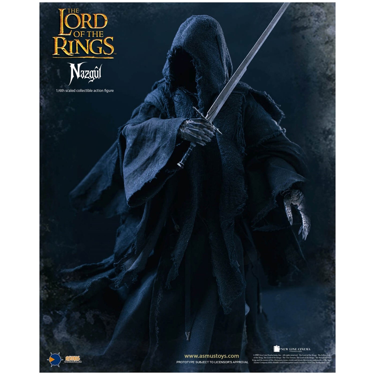 Asmus Toys Lord Of The Rings 1/6 Scale Figure - Nazgul