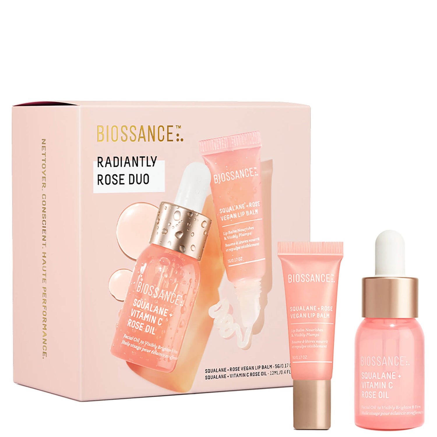 Biossance Radiantly Rose Duo