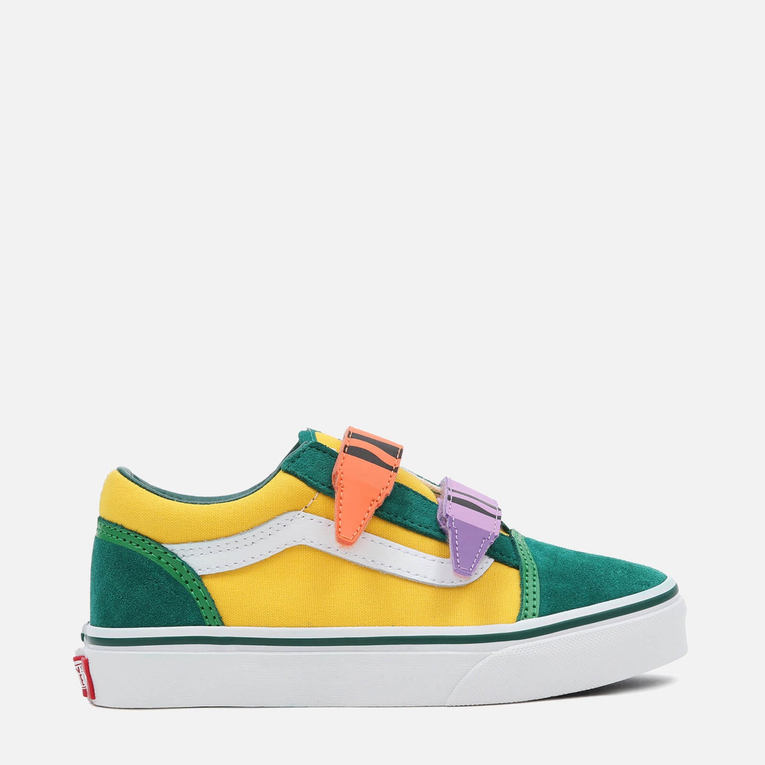 Vans X Crayola Kids Out Of The Box Velcro Trainers White B