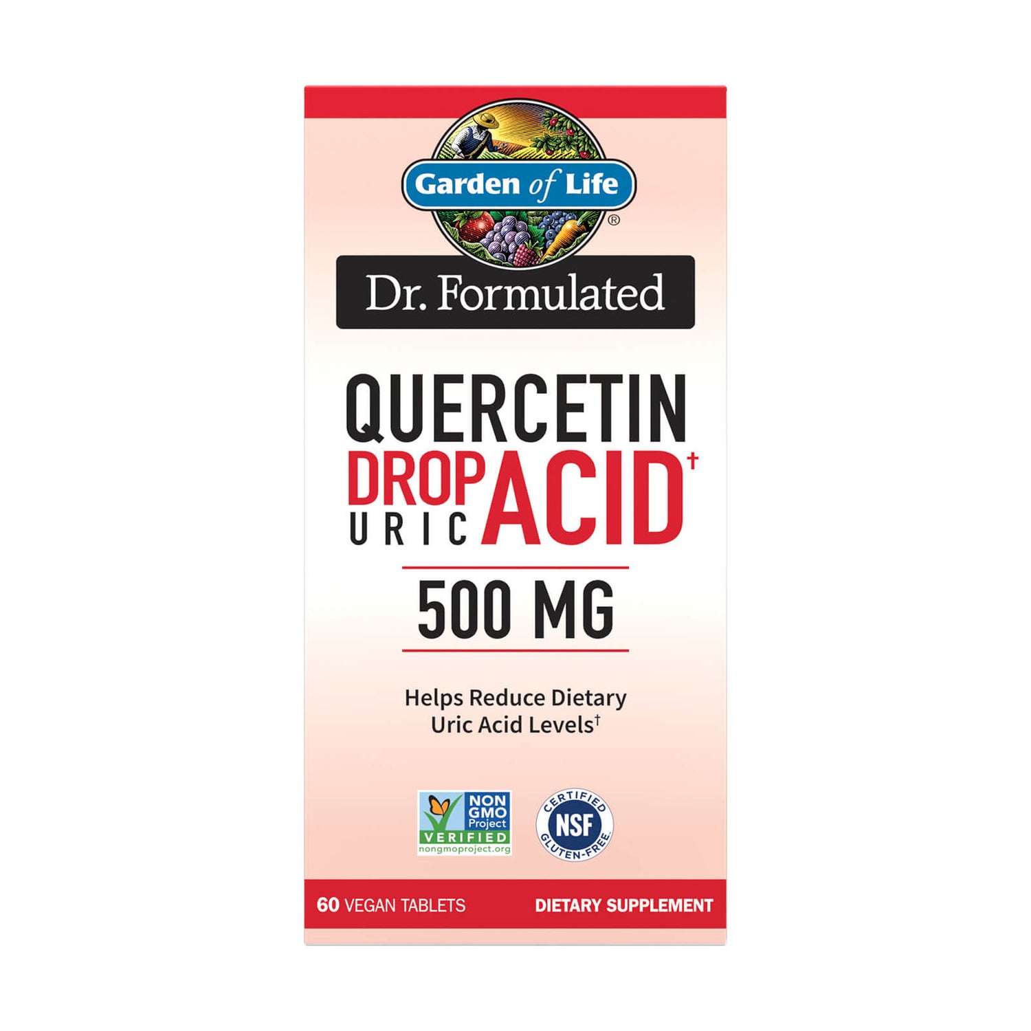 Quercetina 500 mg - Rilascio dell'acido urico - 60 compresse