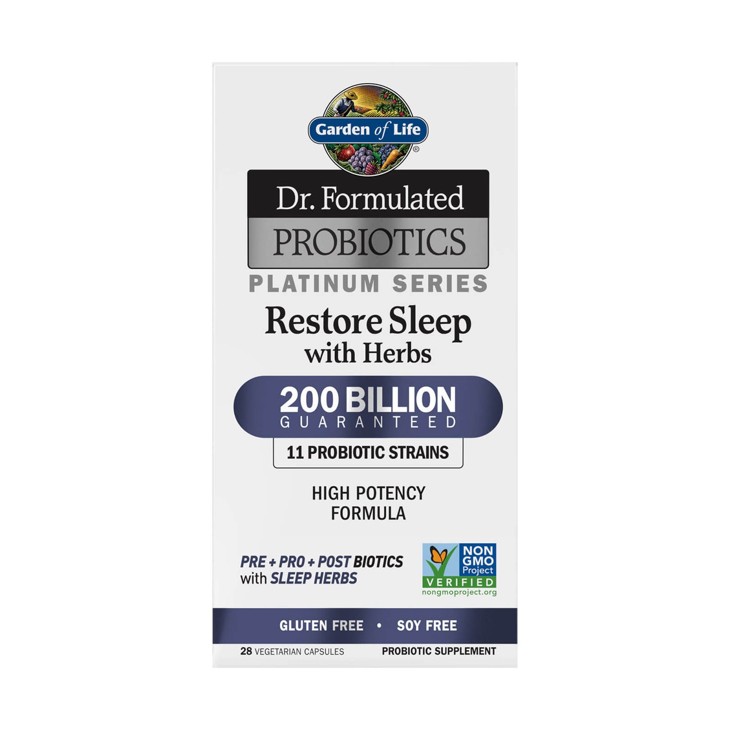 Garden of Life Microbiome Platinum Restore Sleep - 28 Capsules