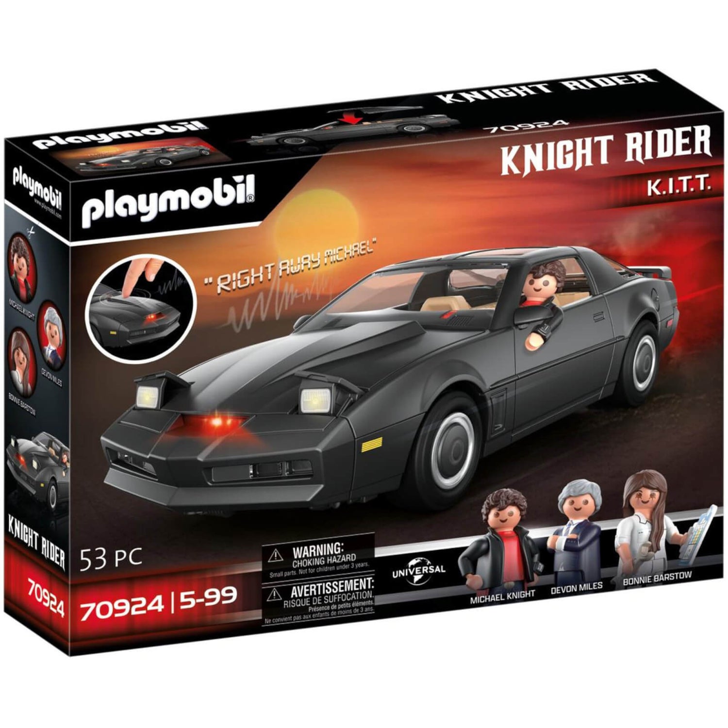 Playmobil Knight Rider - K.I.T.T. (70924)