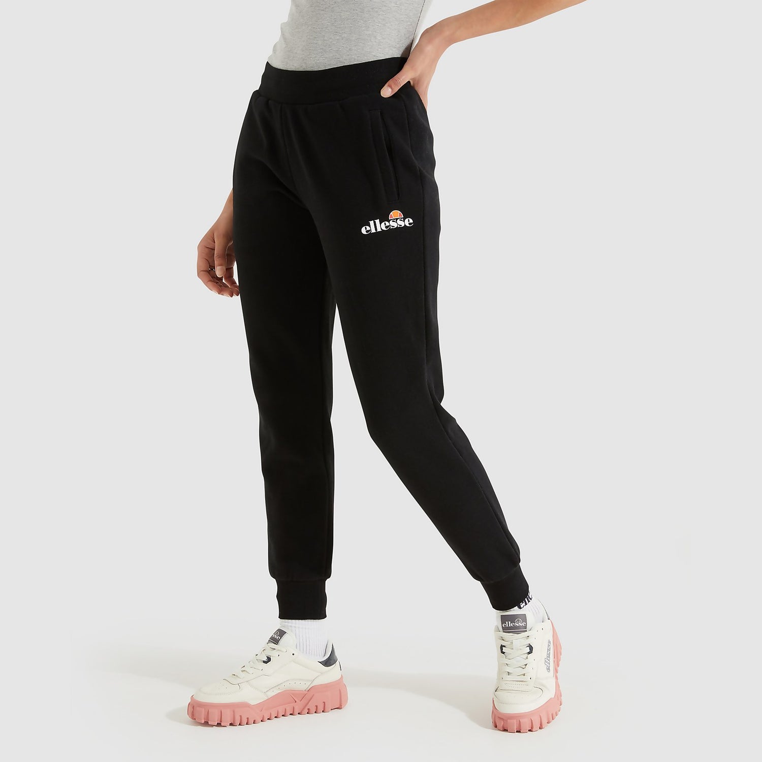 Women s Hallouli Jog Pants SGK Black Ellesse