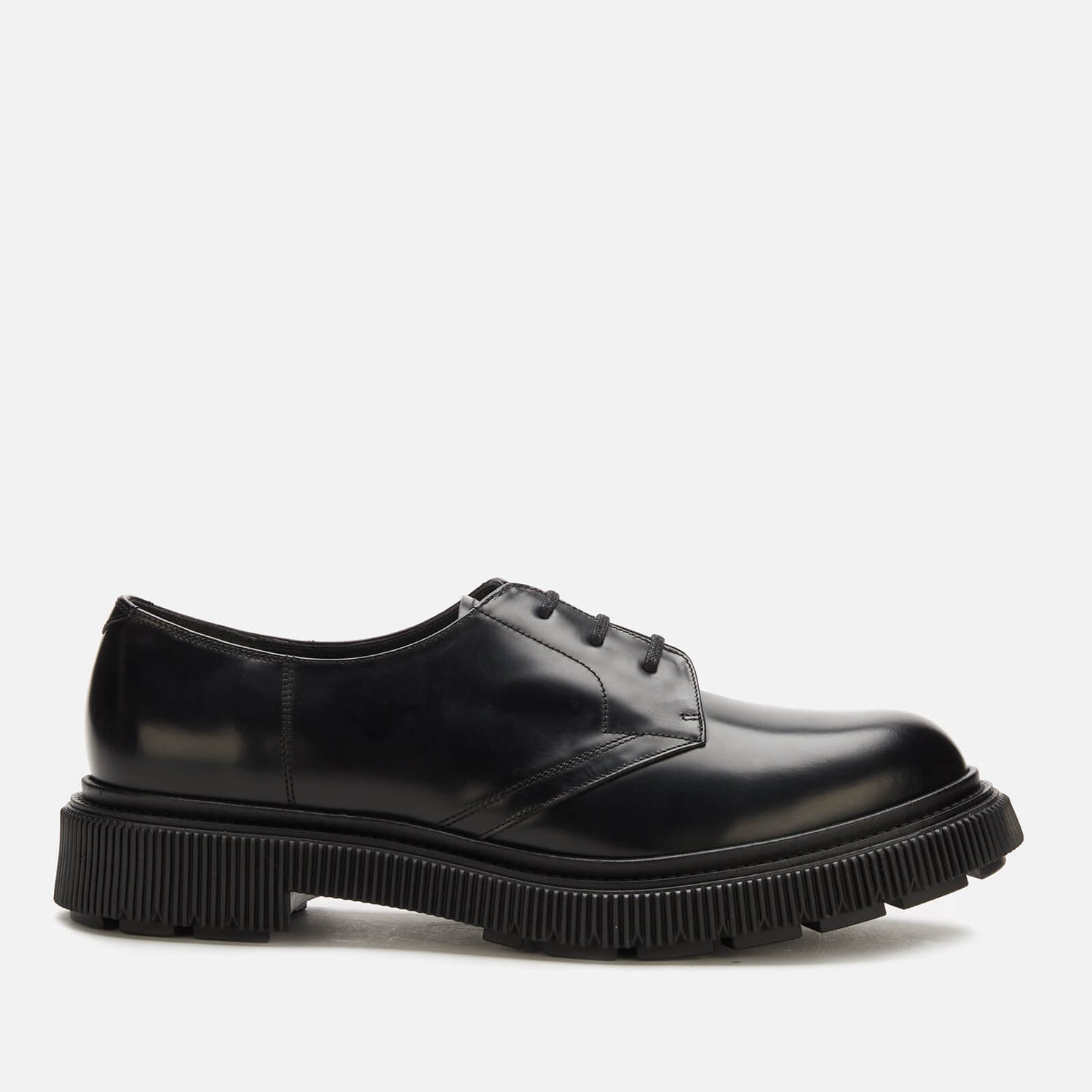 Adieu Men's Type 132 Leather Derby Shoes - Black - UK 7