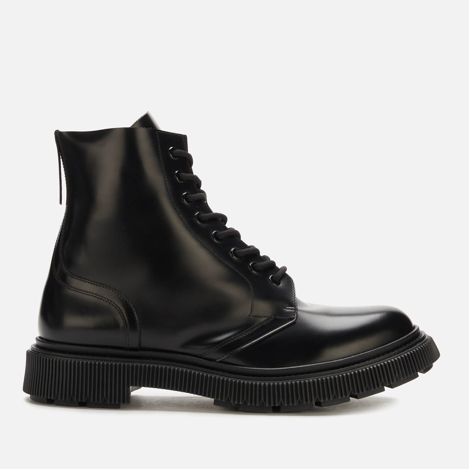 Adieu Men's Type 165 Leather Lace Up Boots - Black - UK 7