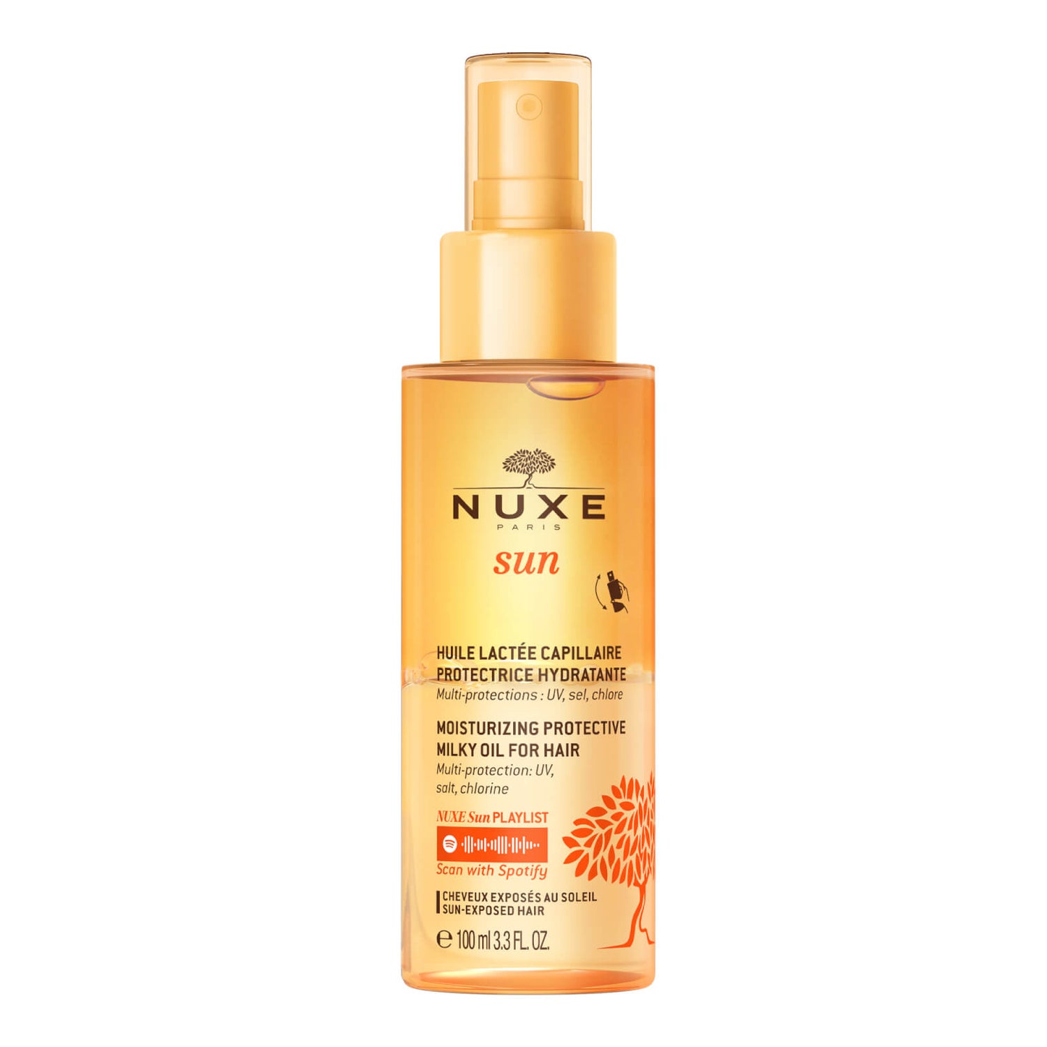 Moisturising Protective Milky Oil for Hair, NUXE Sun 100ml