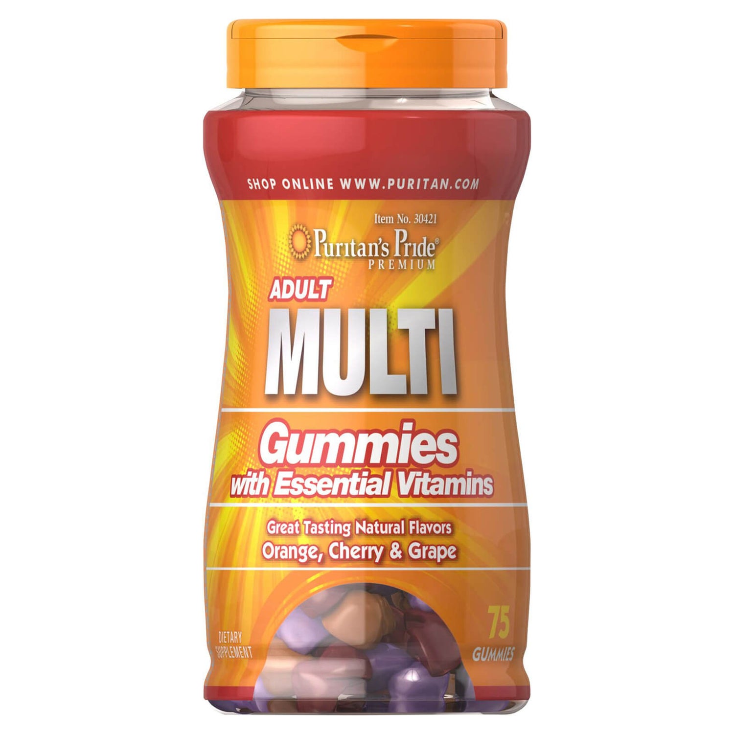 Puritan's Pride Adult Multivitamin - 75 Gummies