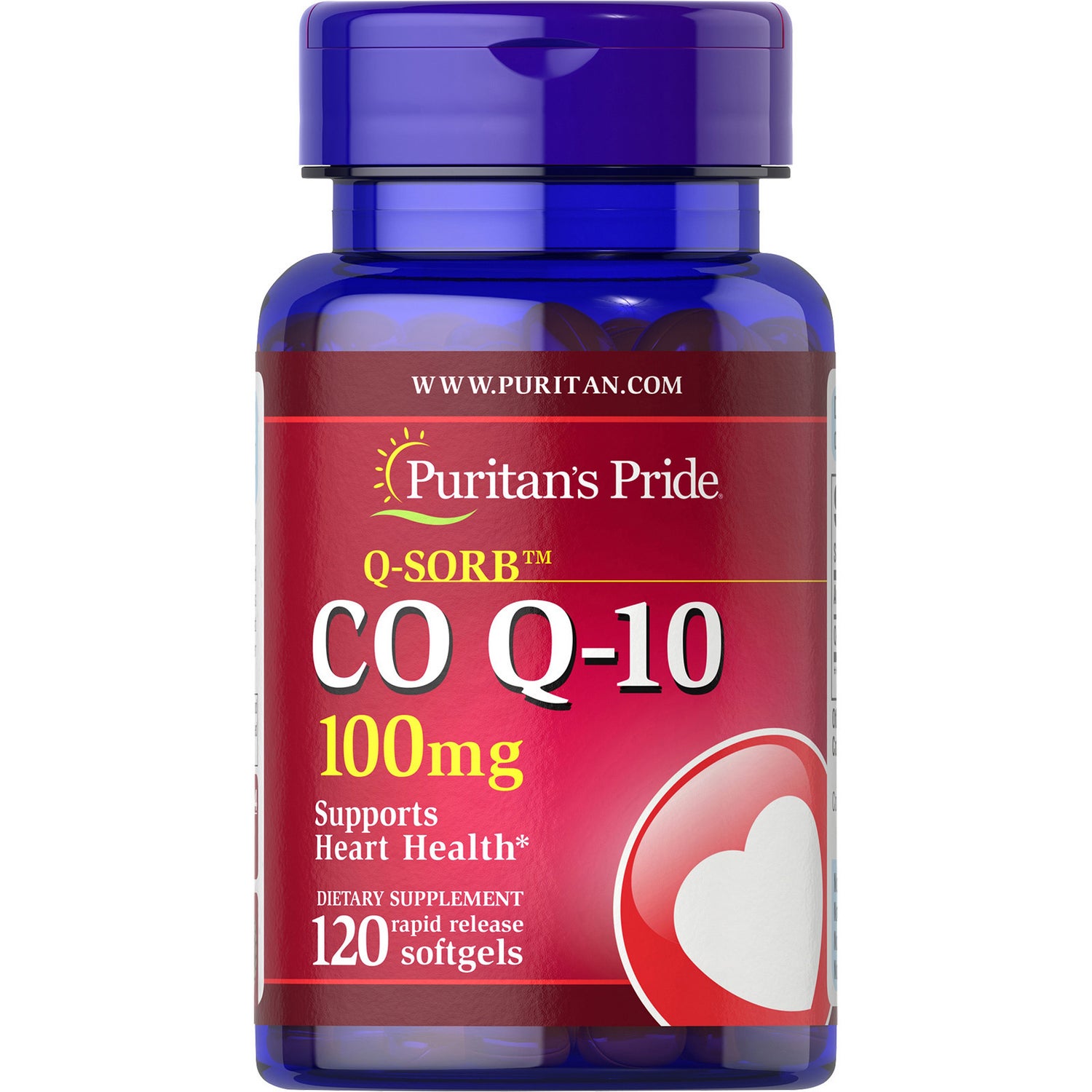 Puritan s Pride CO Q 10 100mg 120 Softgels Every Health
