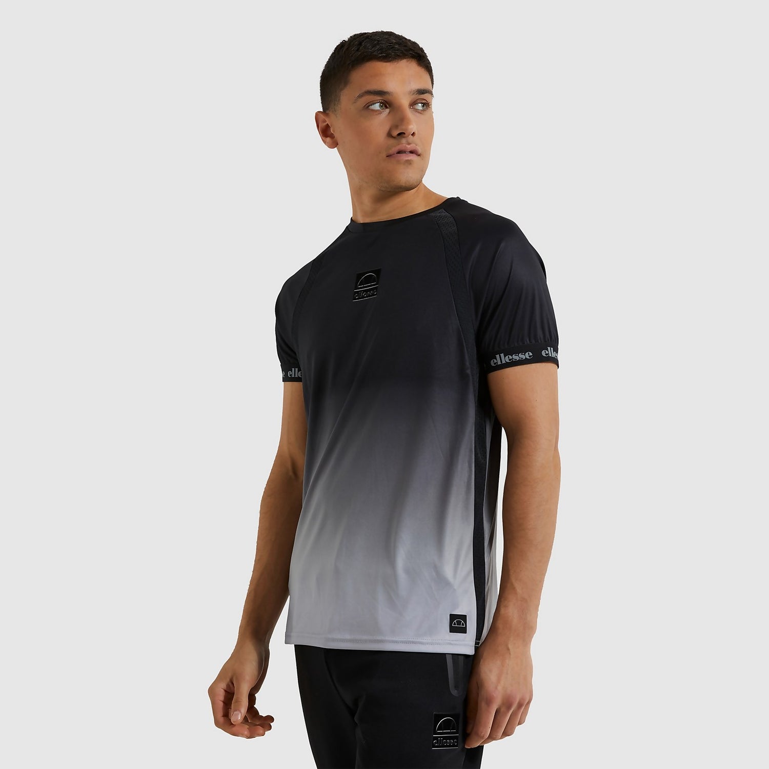 Ellesse tape panel crew sweatshirt outlet