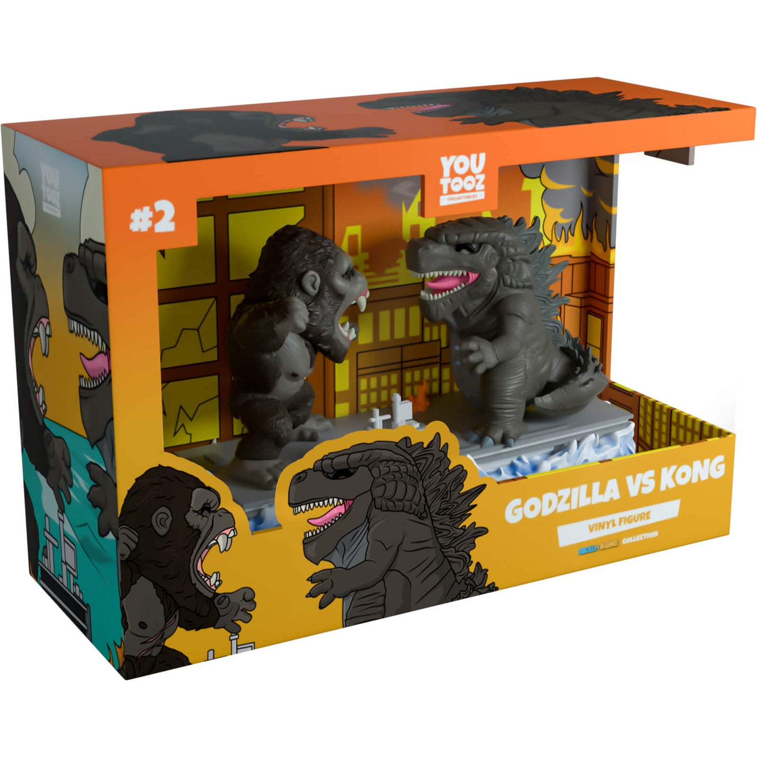 Youtooz Godzilla Vs. Kong 5" Vinyl Collectible Figure 2-Pack - Godzilla Vs. Kong