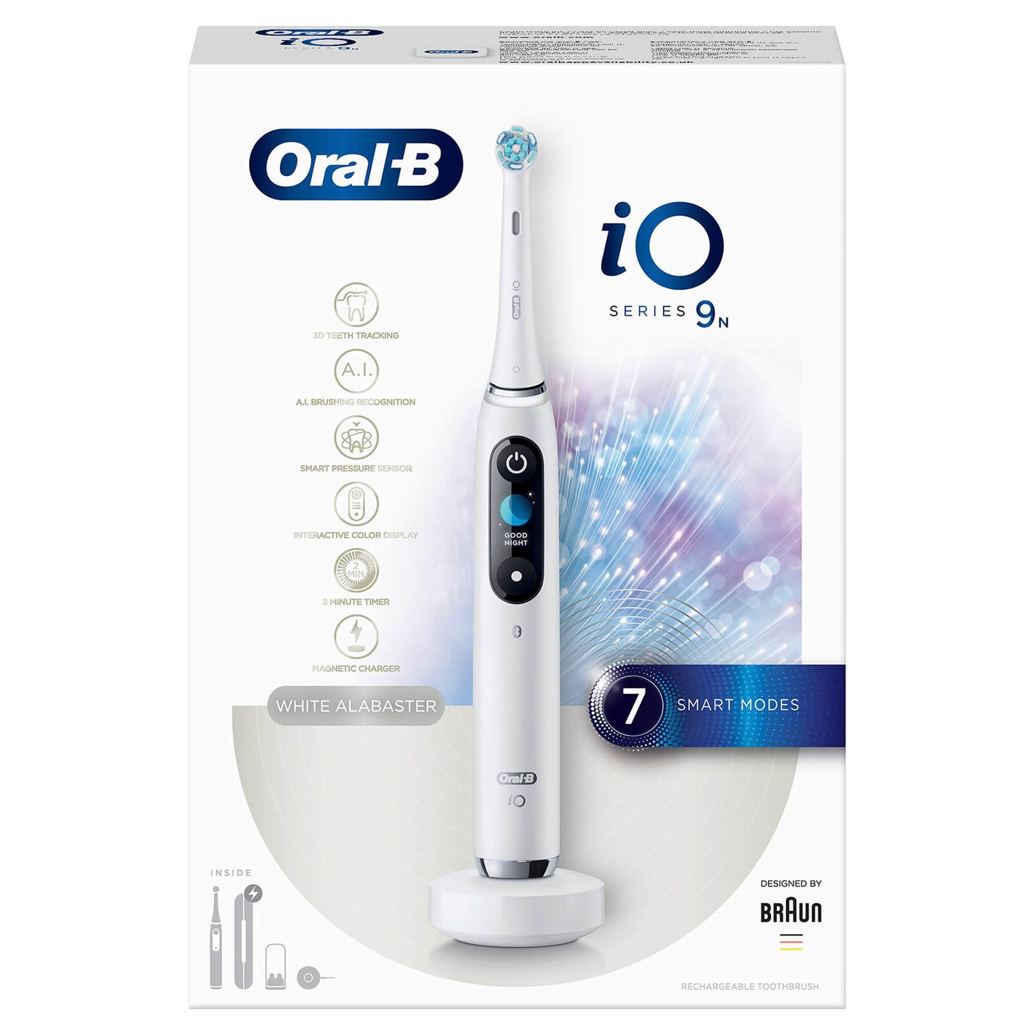 Oral-B iO9N White Alabaster Electric Toothbrush