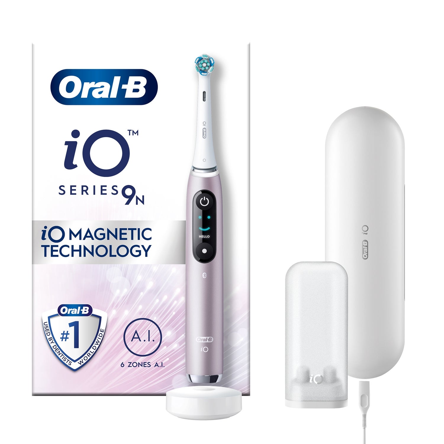 Oral-B iO 9N Rose Quartz Electric Toothbrush