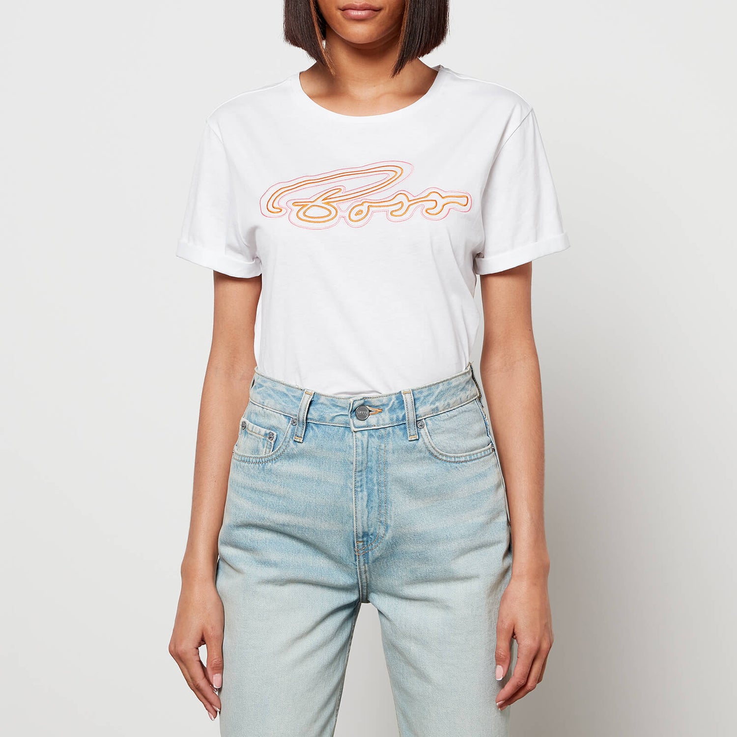 BOSS Women's Esummer T-Shirt - Open White - XS