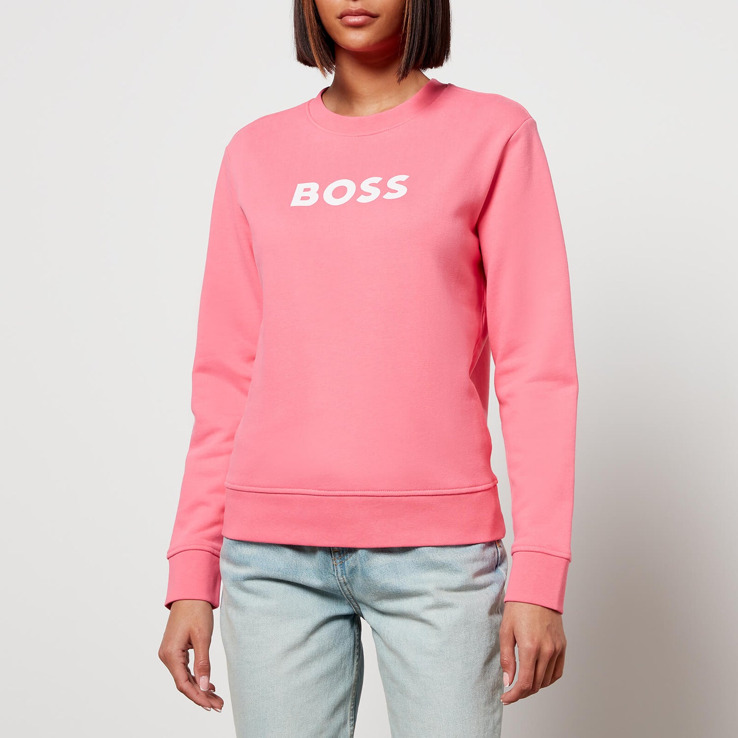BOSS Women's Elaboss Sweatshirt - Medium Pink - XS