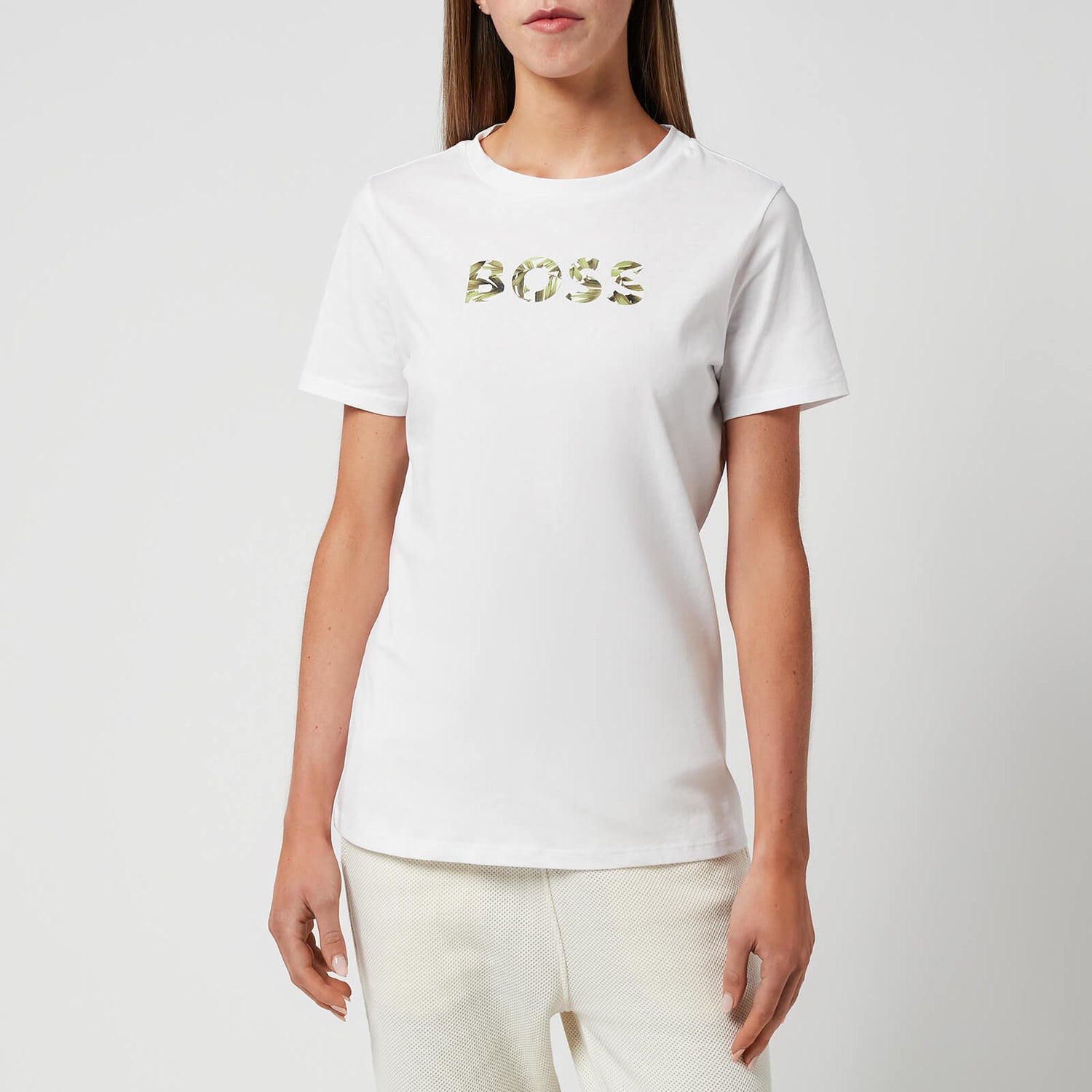 BOSS Women's Elogo T-Shirt - White - XS