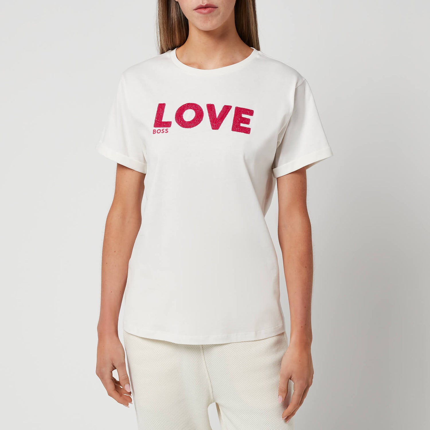 BOSS Women's Elinea Vd T-Shirt - Open White - XS
