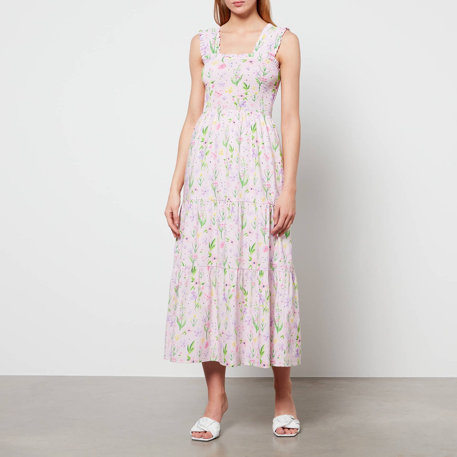 Olivia Rubin Women's Josie Midi Dress - Pink Garden Floral
