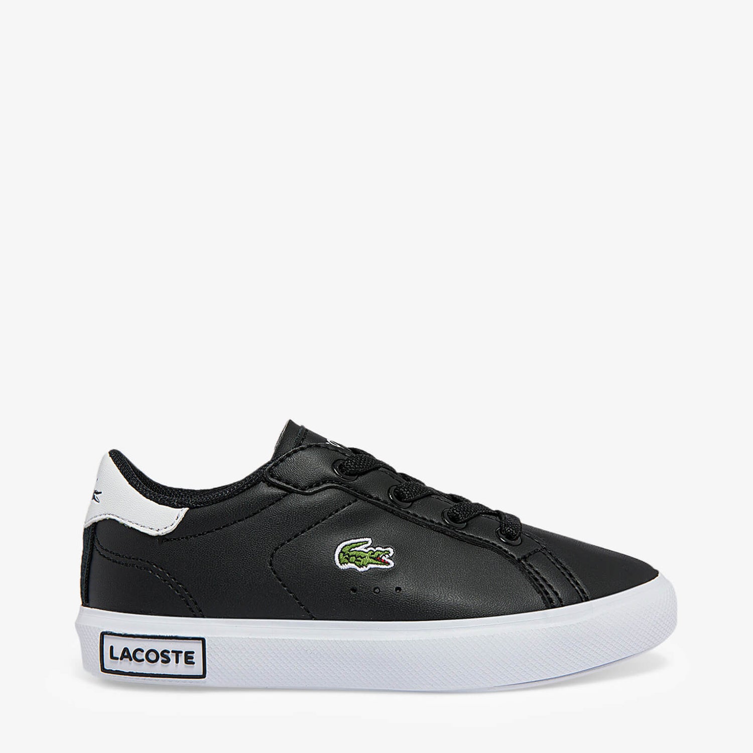 Lacoste Infant Powercourt Trainers - Black - UK 5 Toddler