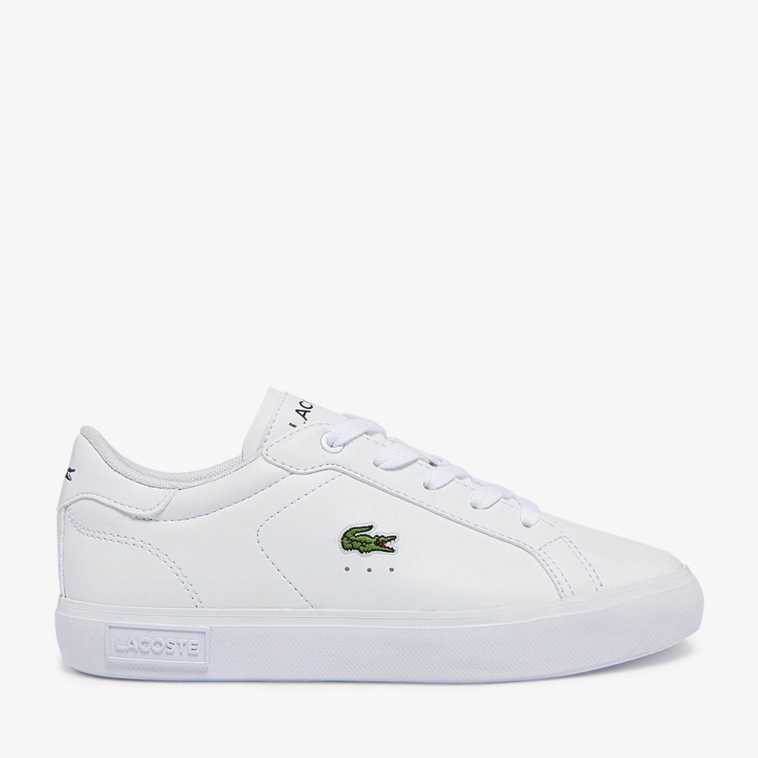 Lacoste Kids' Powercourt Trainers - White