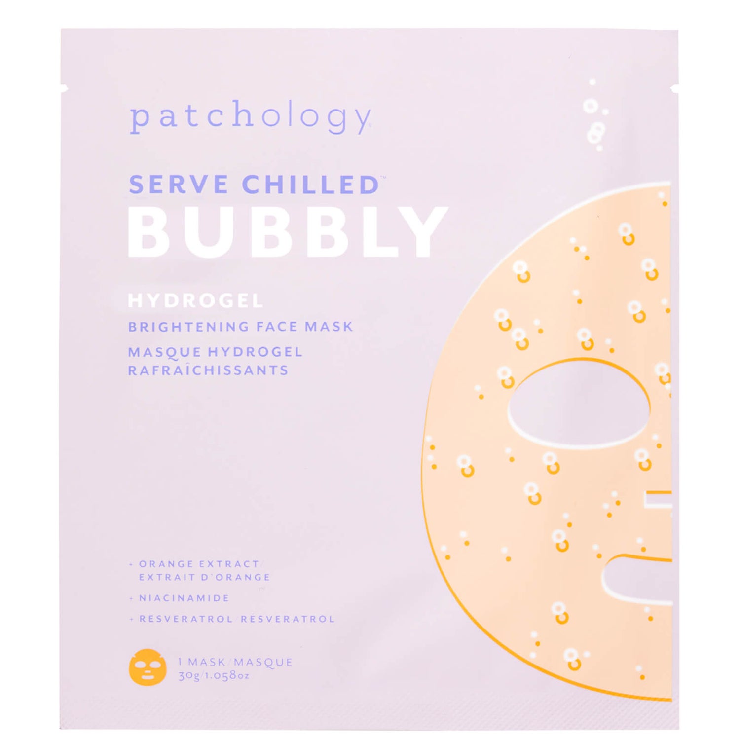 Patchology Bubbly Brightening Hydrogel Mask 147ml