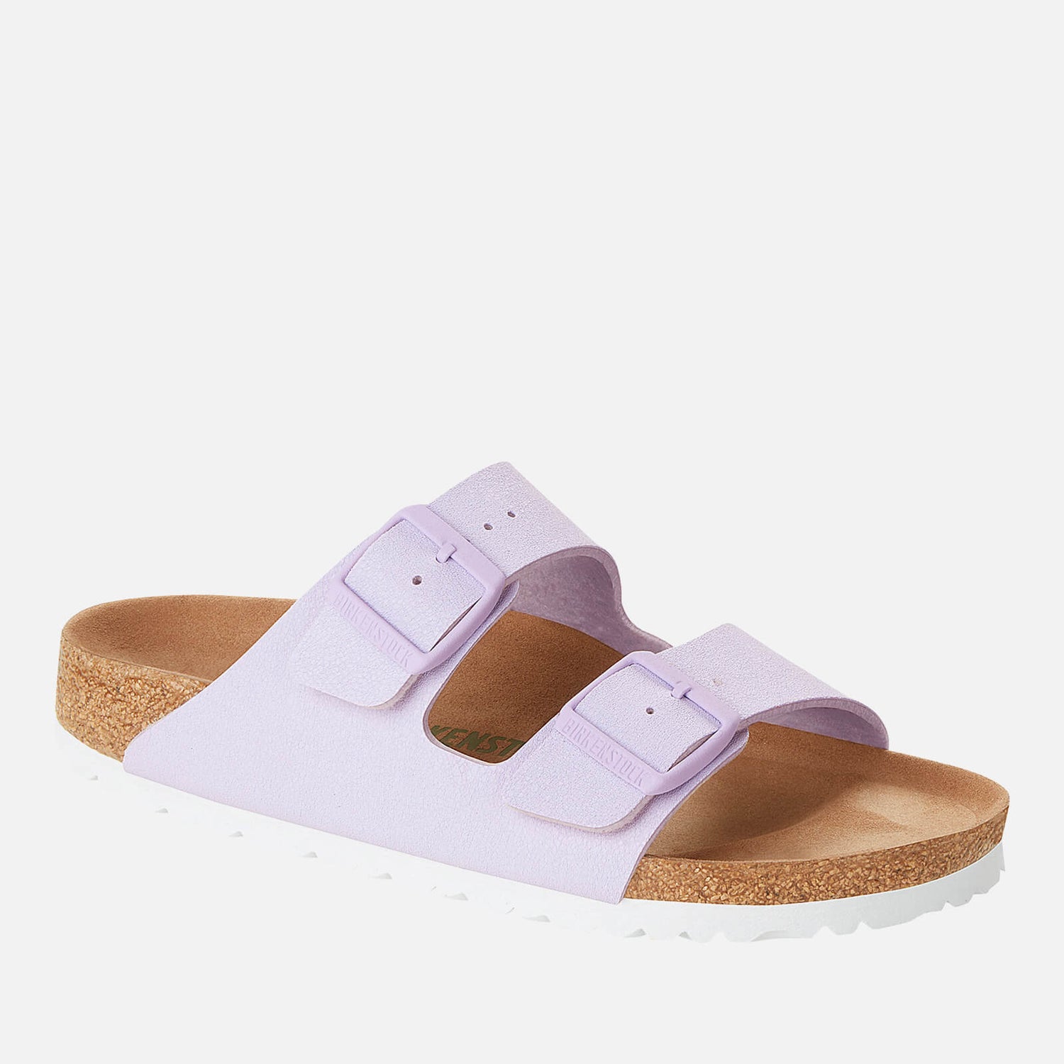Birkenstock Women's Arizona Slim Fit Vegan Double Strap Sandals - Lavender Fog