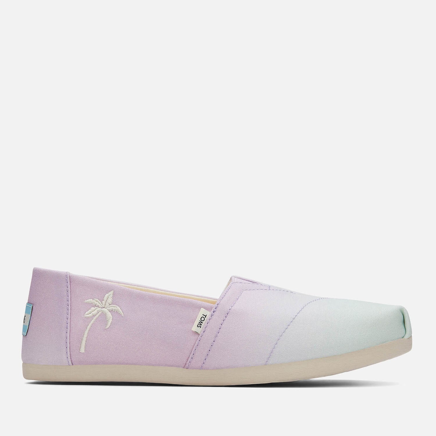 TOMS Women's Alpargata Vegan Canvas Pumps - Lilac Ombre