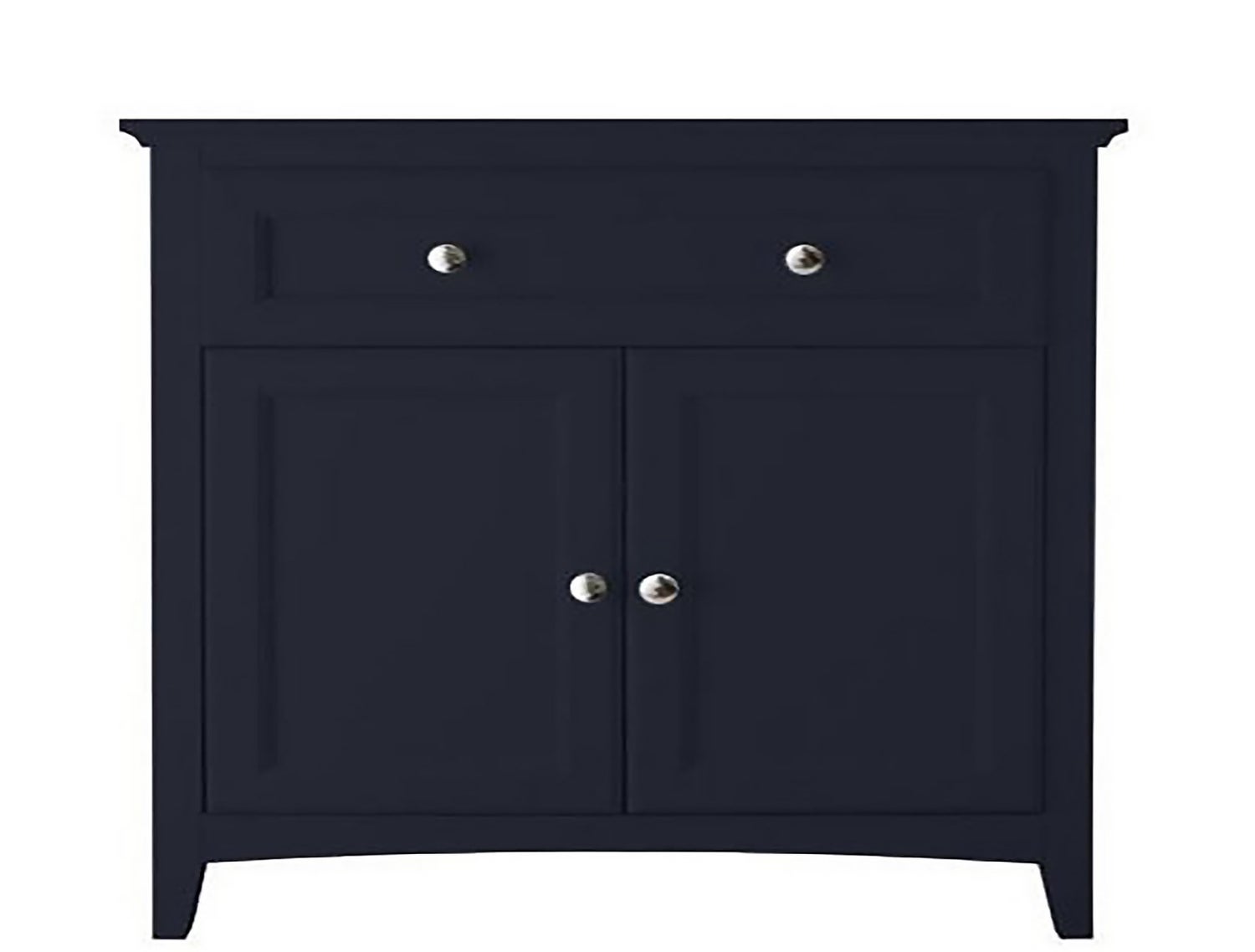 Bathstore Savoy 790mm Floorstanding Vanity Unit and Basin, Granite Worktop - Navy Blue
