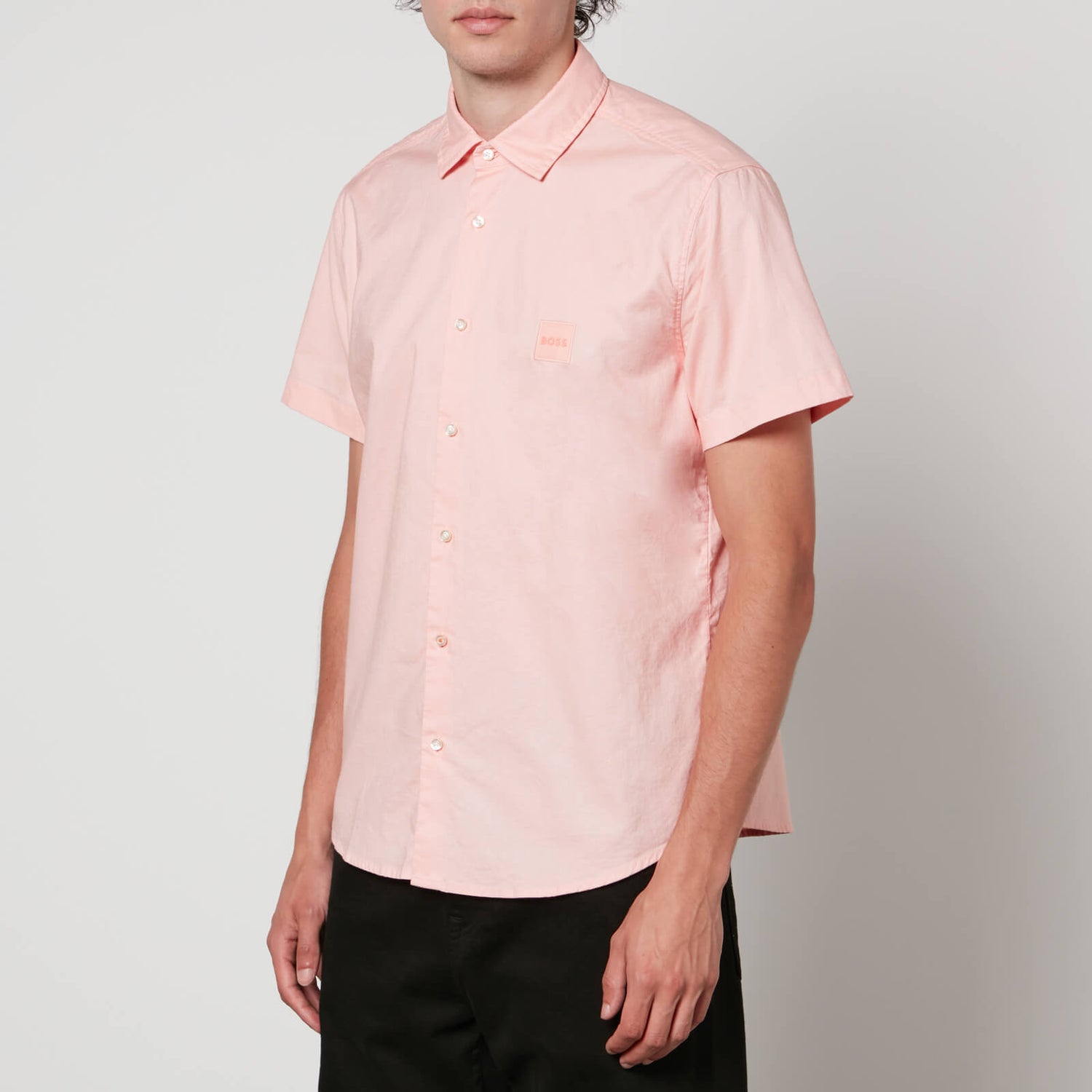 BOSS Casual Rash Oxford Cotton-Blend Polo Shirt