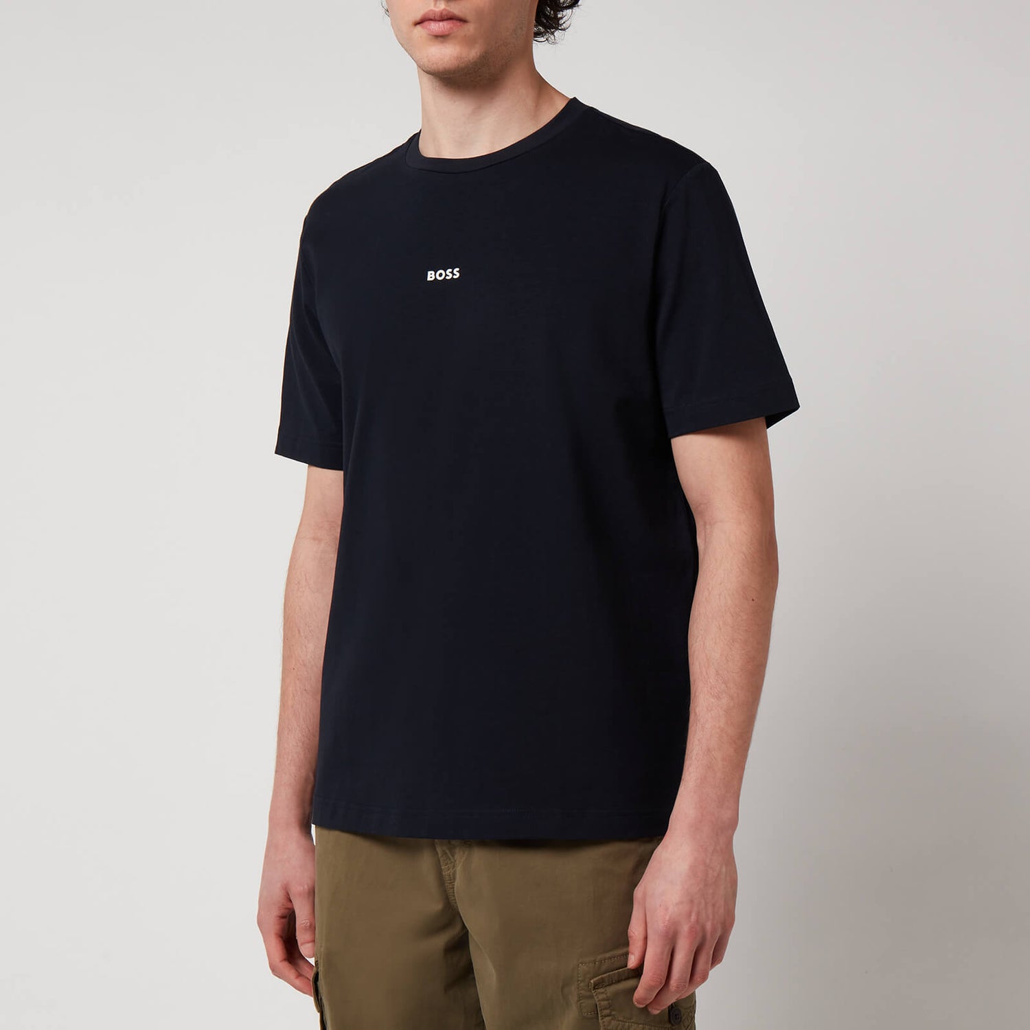 BOSS Casual Men's Tchup T-Shirt - Dark Blue - M