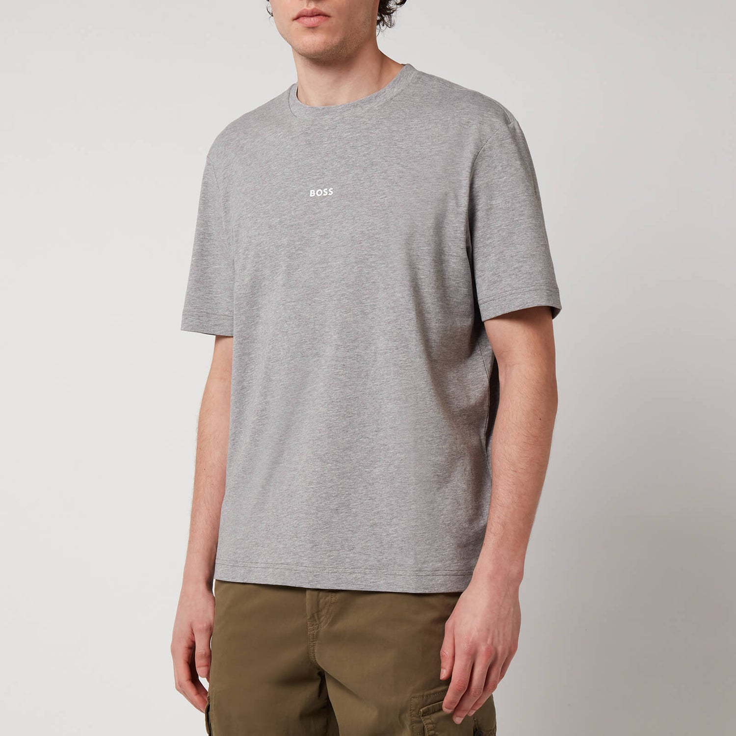 BOSS Orange Men's Tchup T-Shirt - Light Pastel Grey