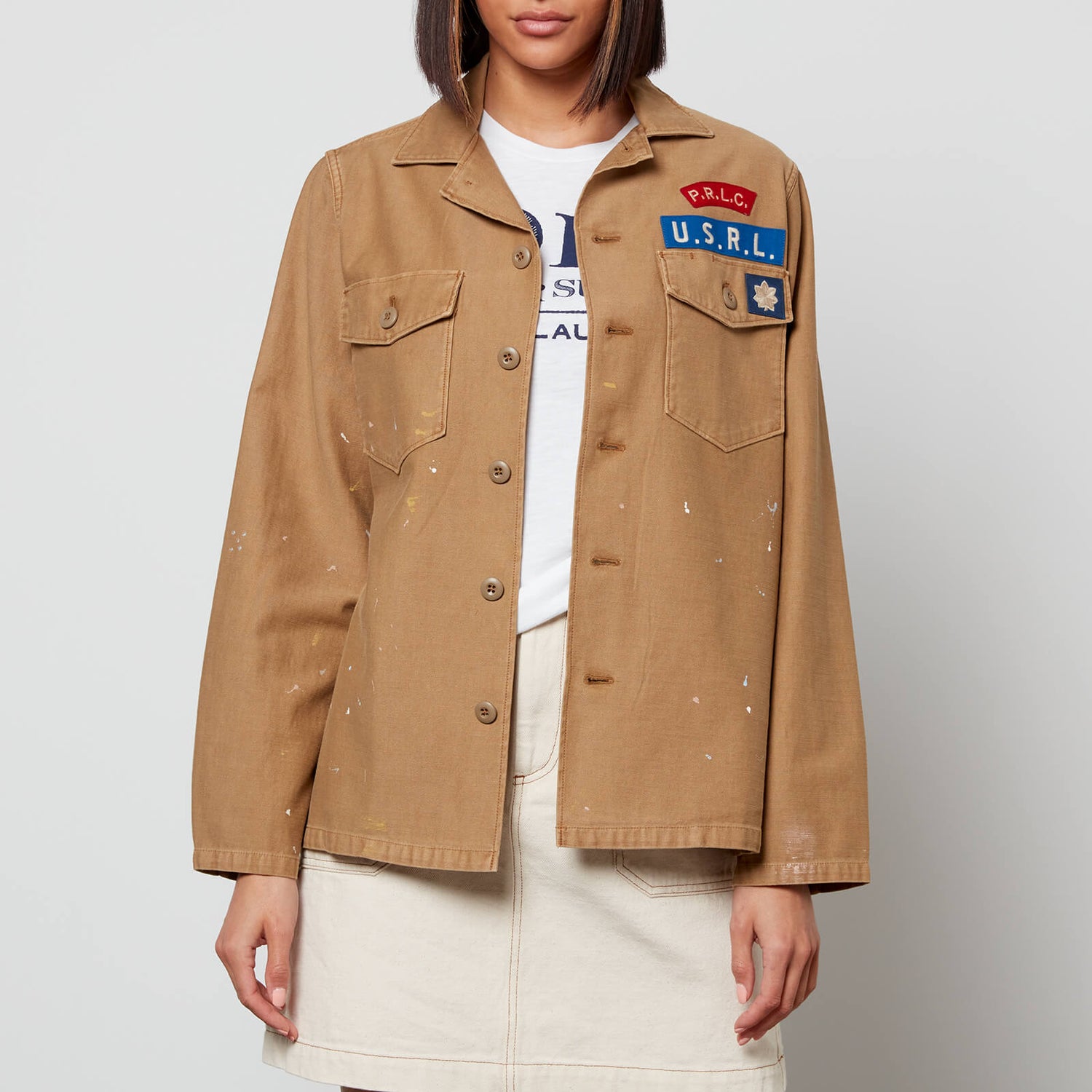 Polo Ralph Lauren Women's Utility Shirt Jacket - New Ghurka - L