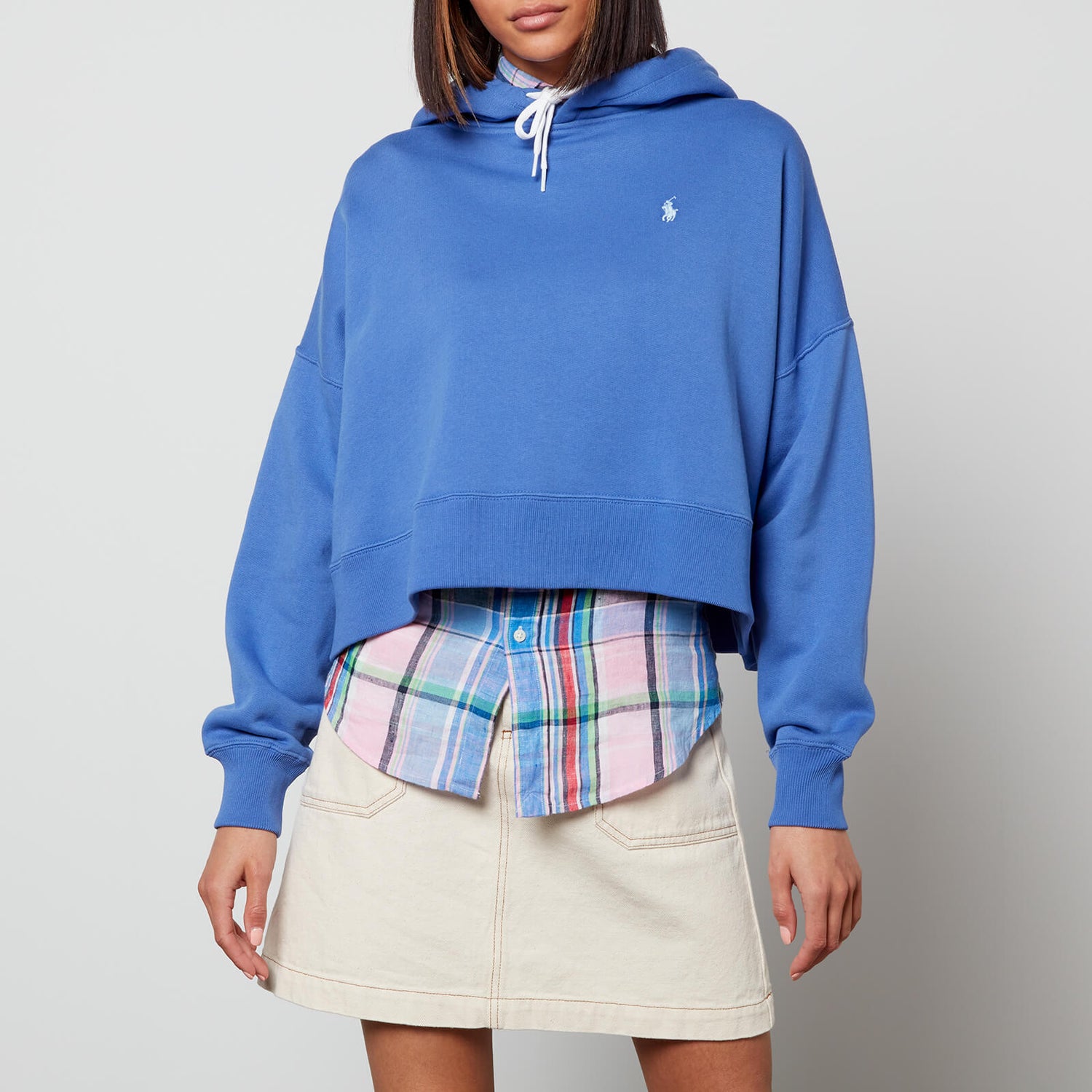 Polo Ralph Lauren Women's Cropped Hooded Sweatshirt - Liberty - S