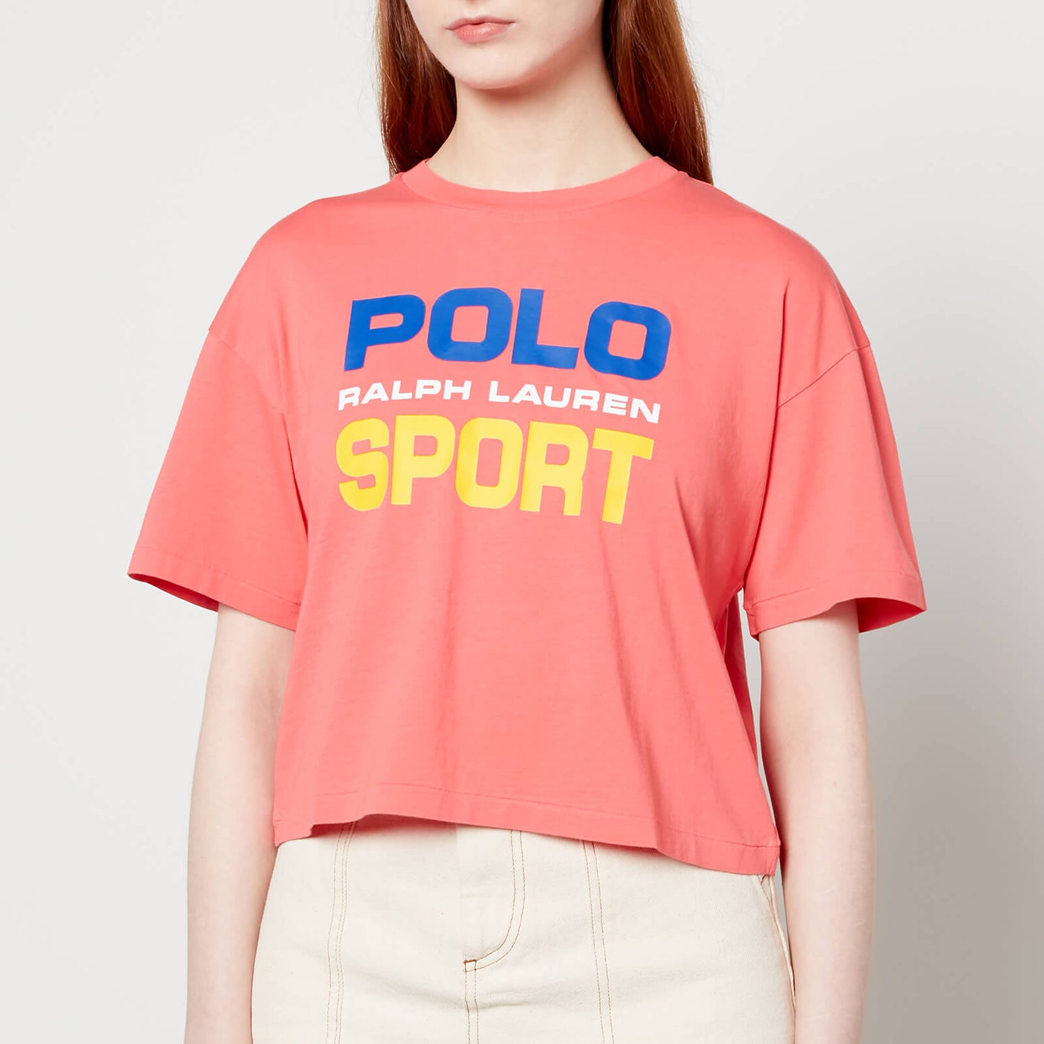 Polo Ralph Lauren Women's Polo Sport Cropped T-Shirt - Amalfi Red - S