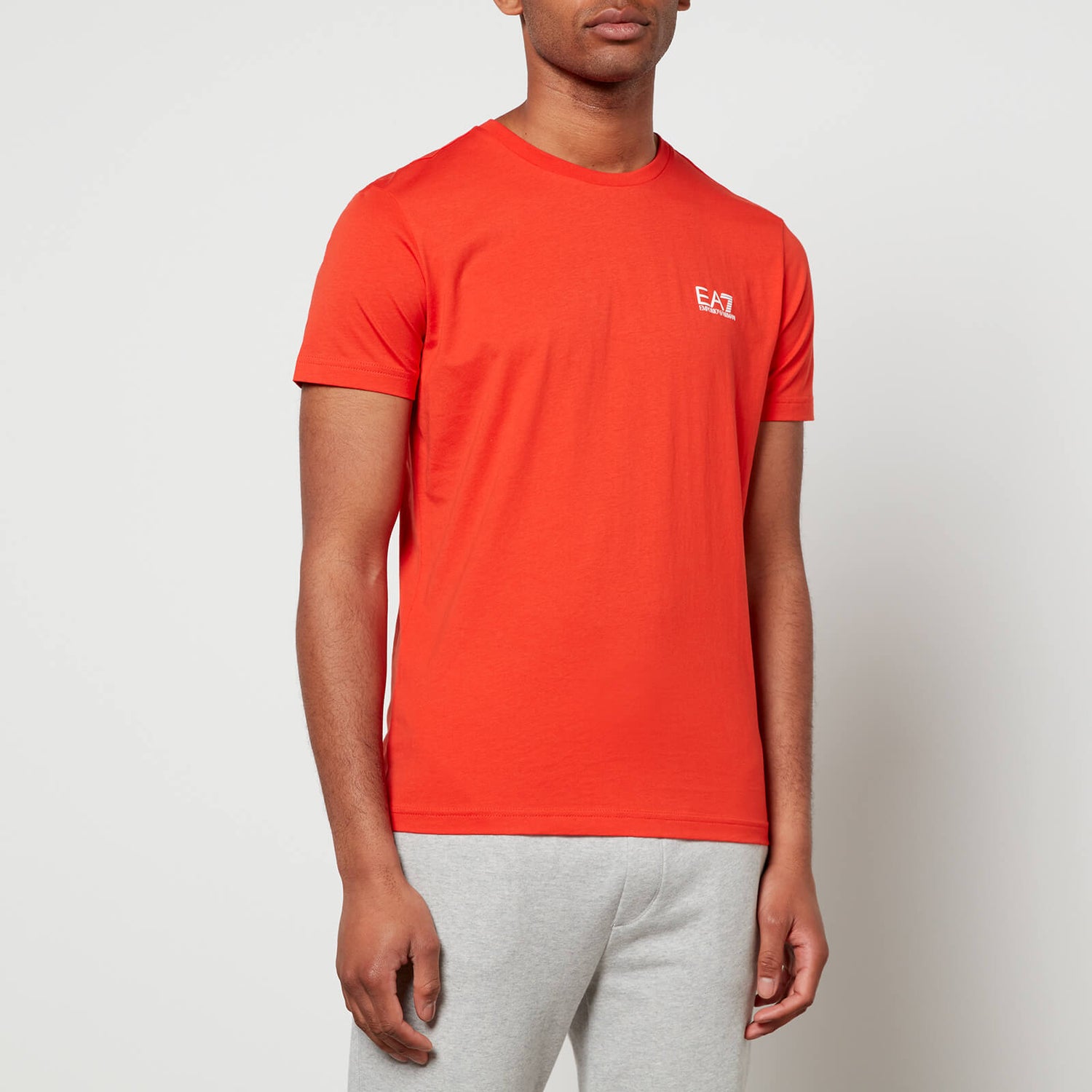 EA7 Men's Core Identity T-Shirt - Orange - M