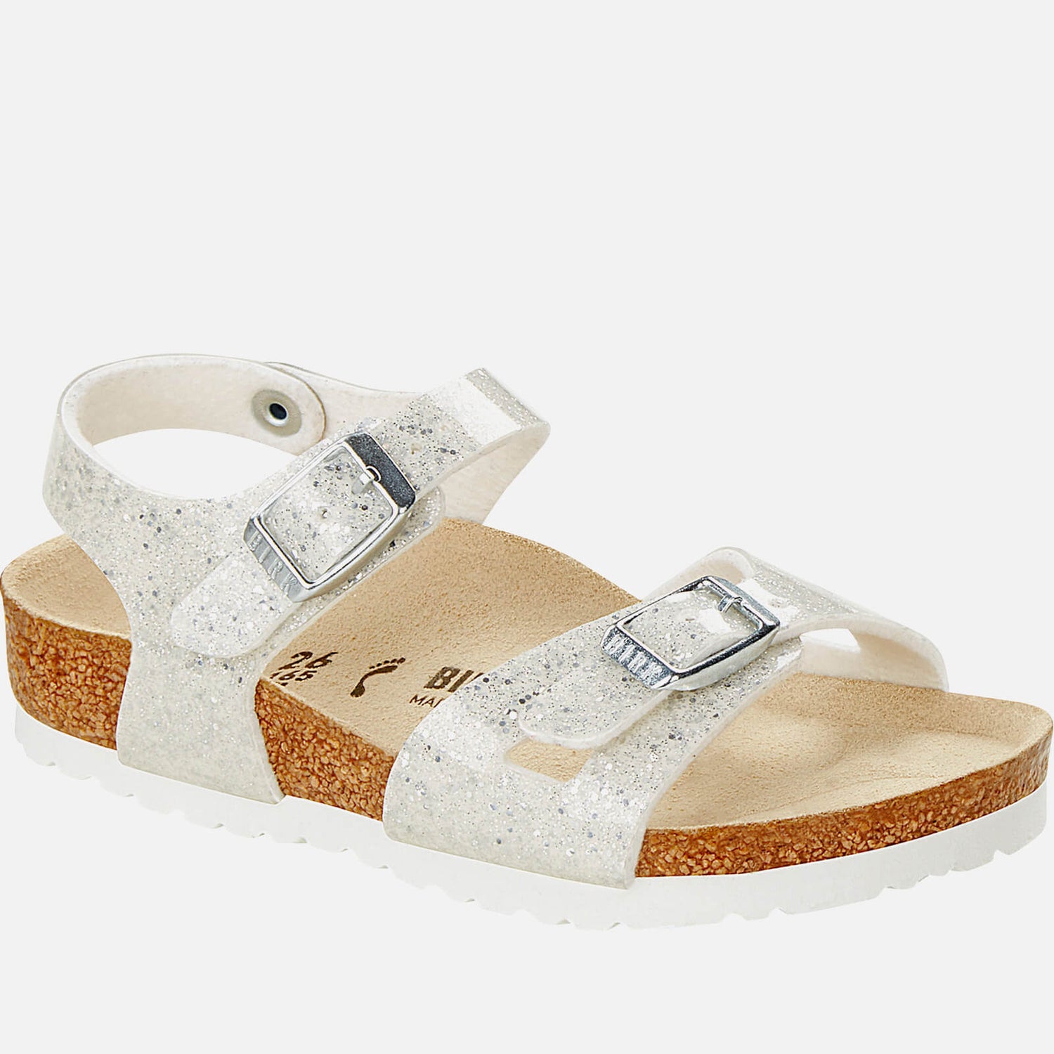 Birkenstock Kids' Rio Kids Sandals - Cosmic Sparkle White