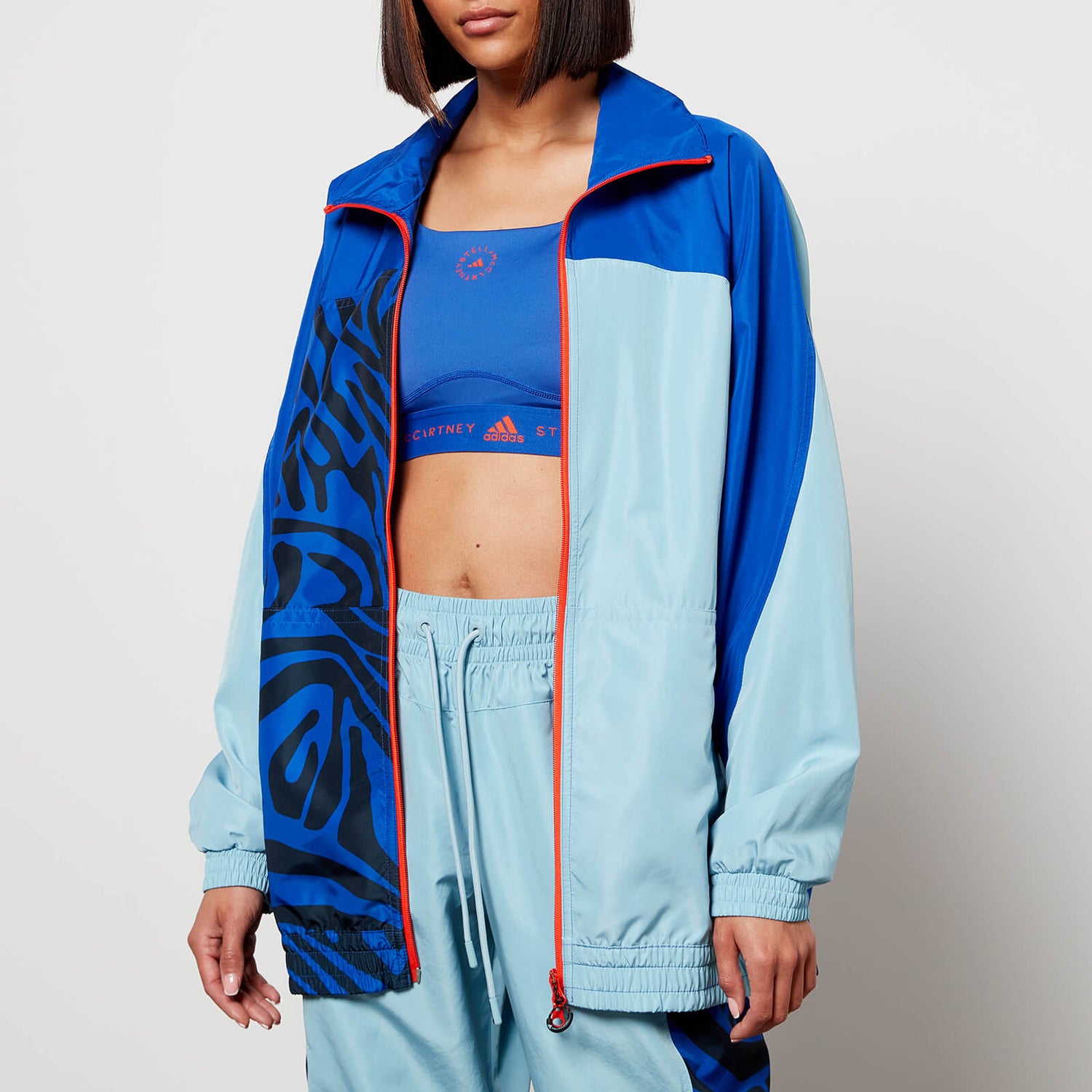 adidas by Stella McCartney Women's Hooded Track Top - Blue - S