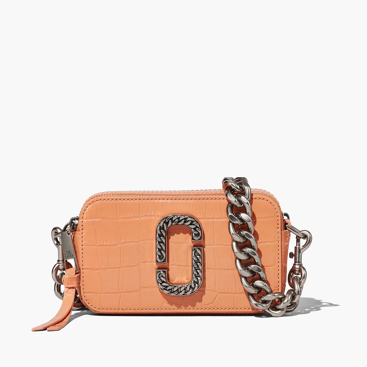 Marc Jacobs Women's Snapshot Croc Embossed Bag - Orange | 免邮
