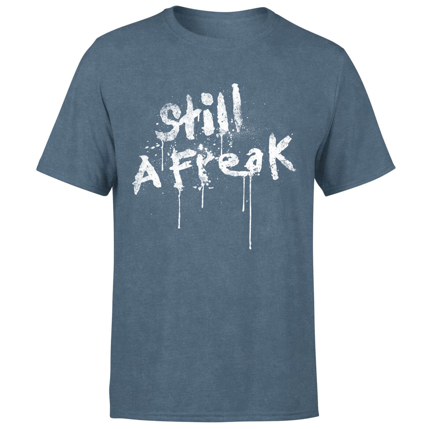 Camiseta para hombre Still A Freak de Korn - Lavado ácido azul marino