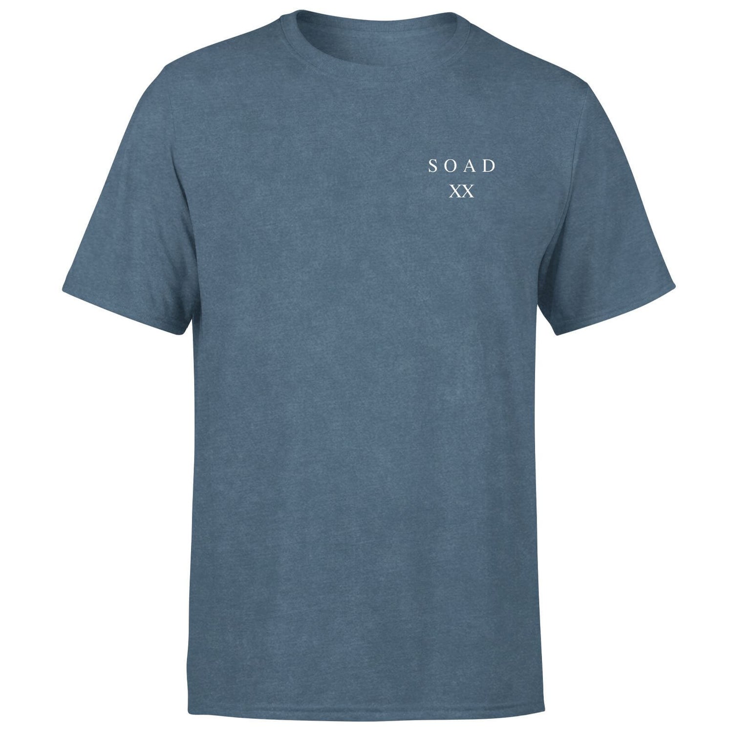 Camiseta Letters para hombre de System Of A Down - Navy Acid Wash