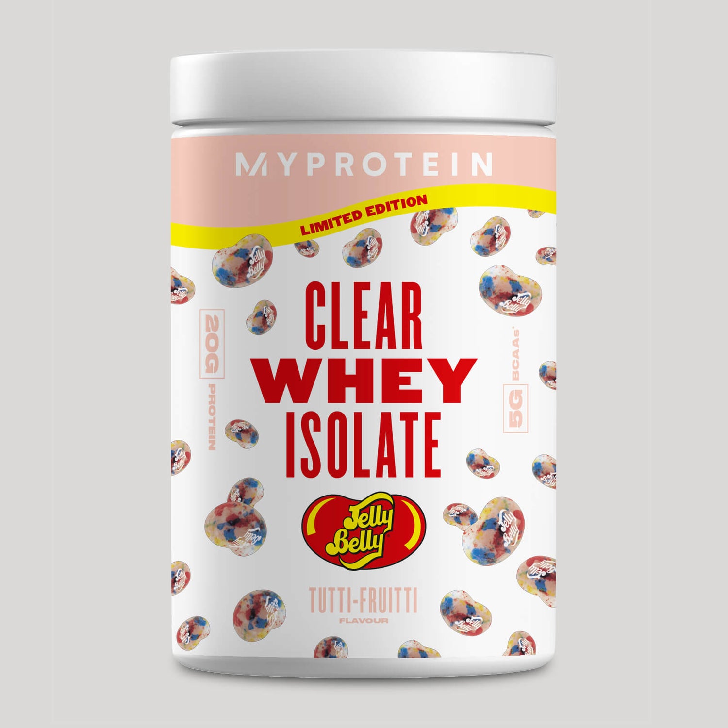 Clear Whey Isolate – Jelly Belly® - 20servings - Tutti Fruitti